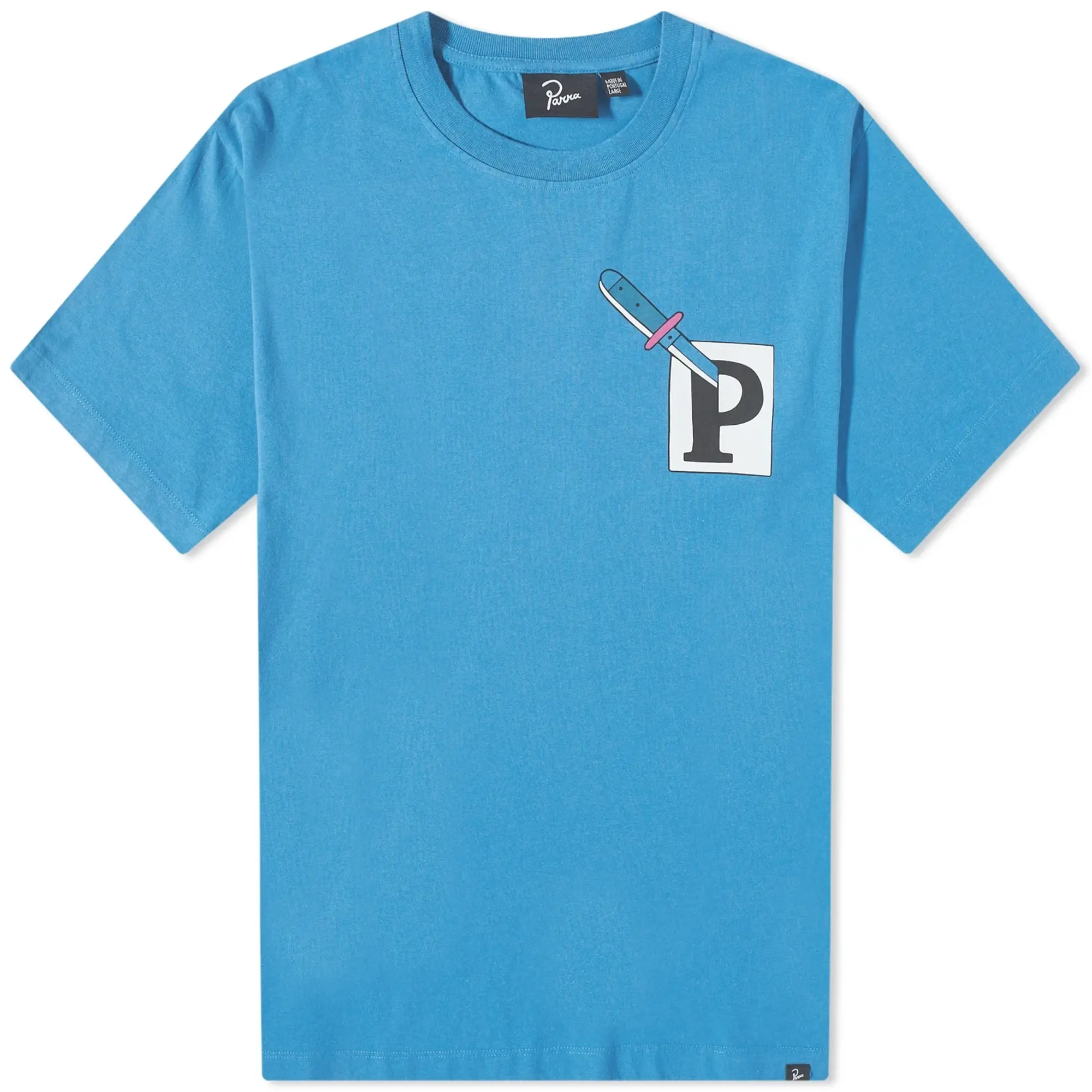 By Parra Men's Fucking Fork T-Shirt Slate Blue
