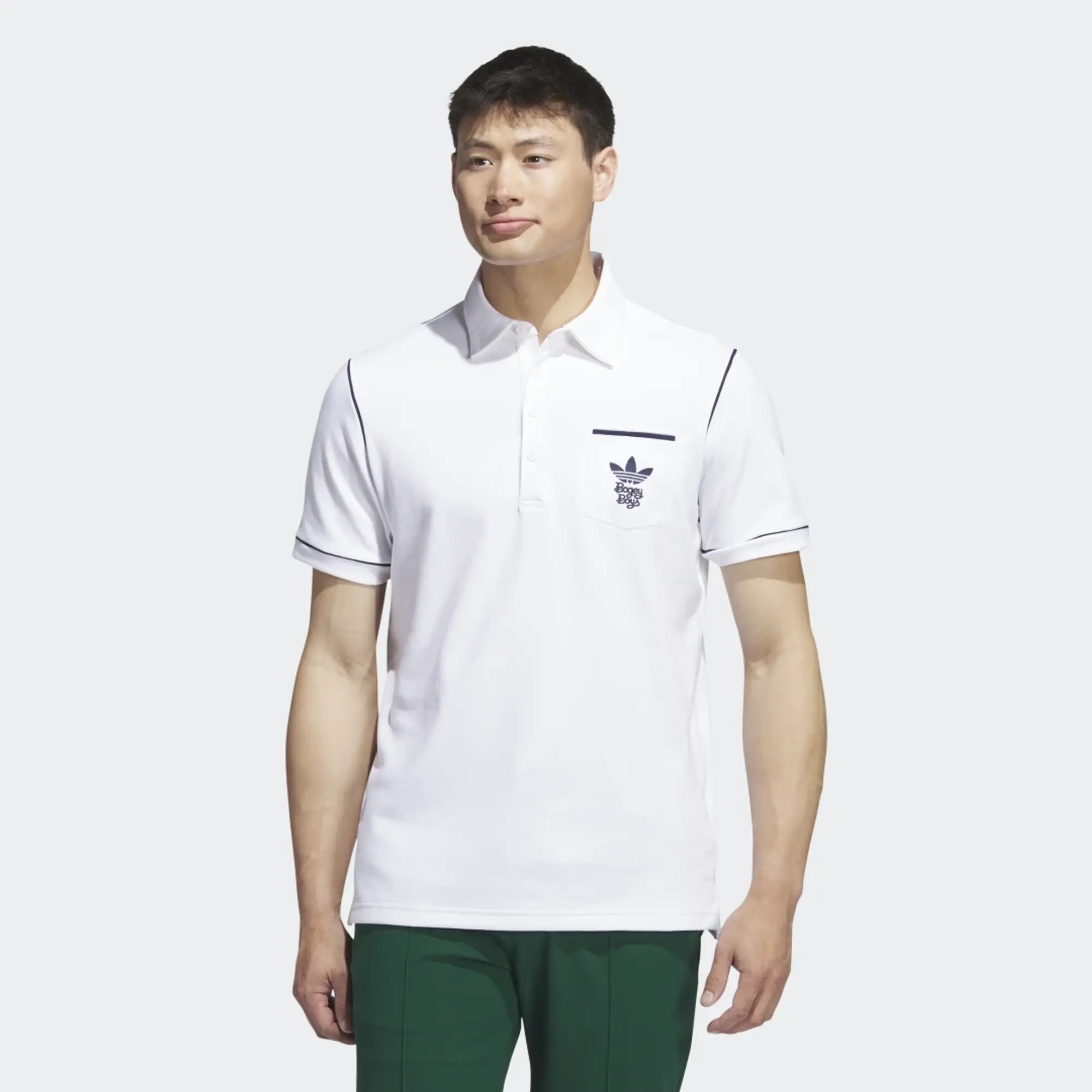 adidas Bogey Boys Polo Shirt - White