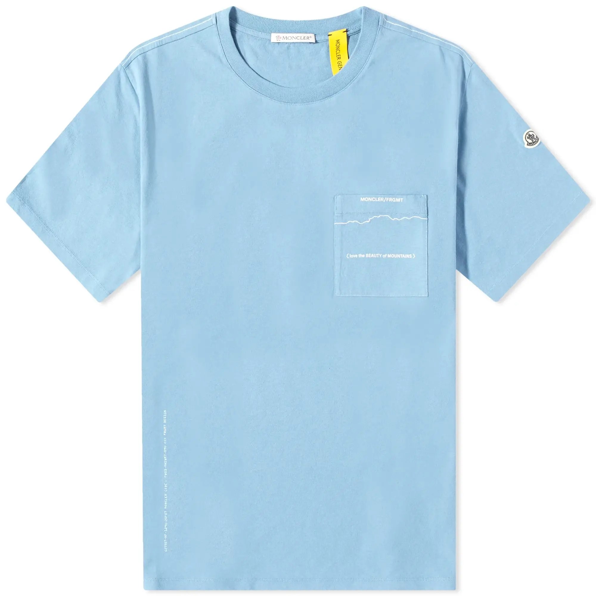 Moncler Men's Genius x Fragment T-Shirt Blue