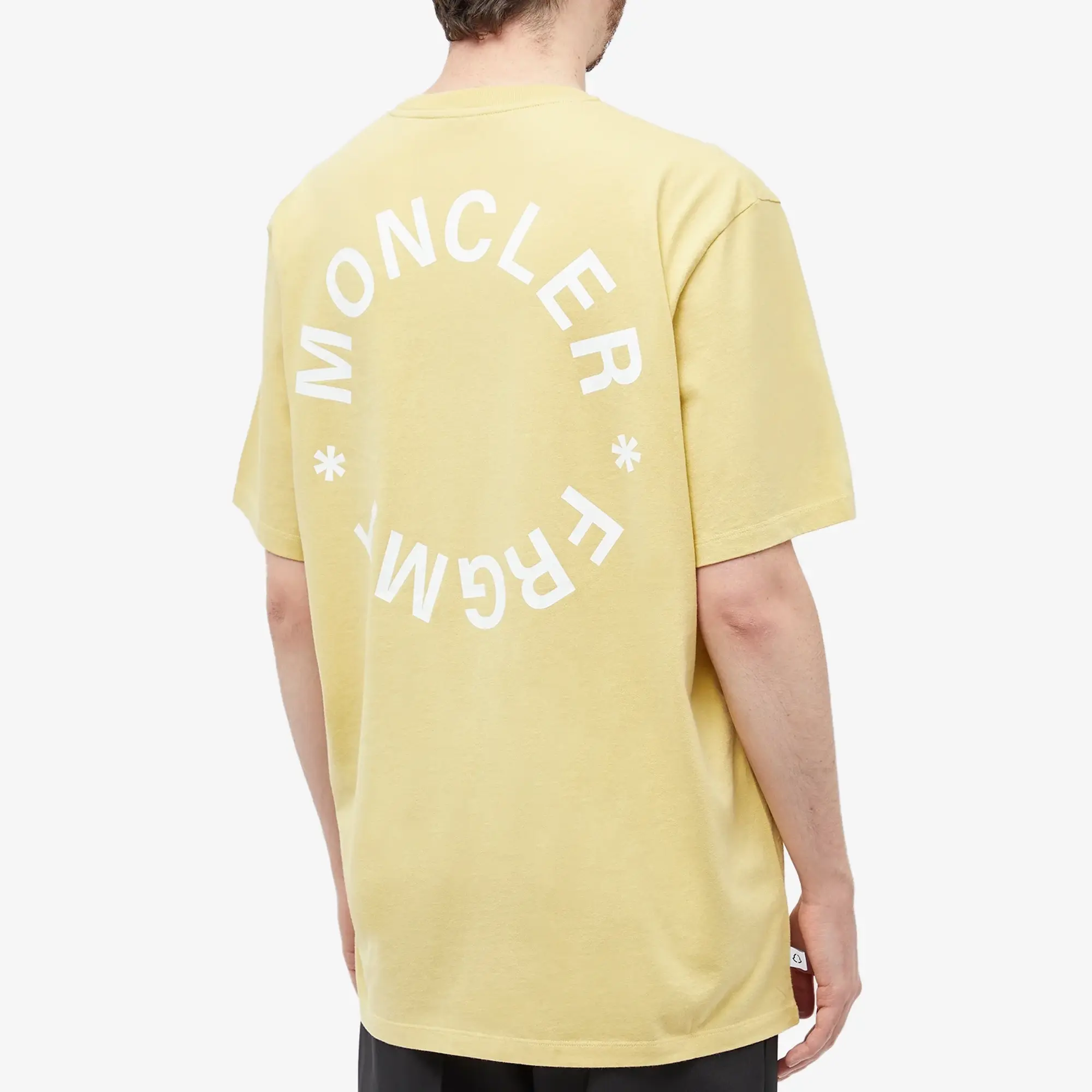 Moncler Men's Genius x Fragment T-Shirt Yellow