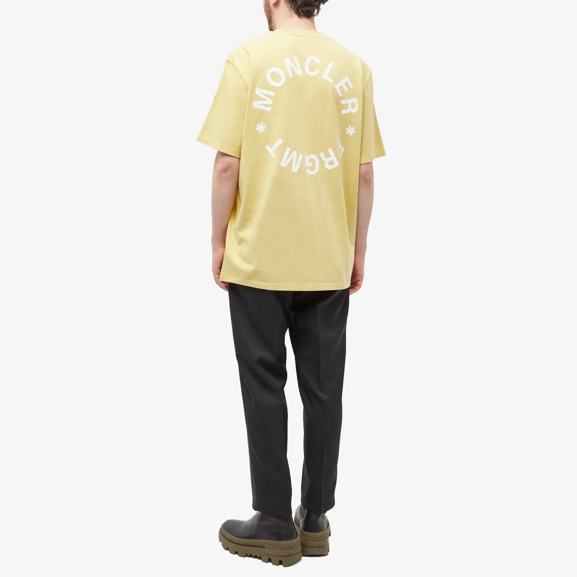Moncler Men's Genius x Fragment T-Shirt Yellow