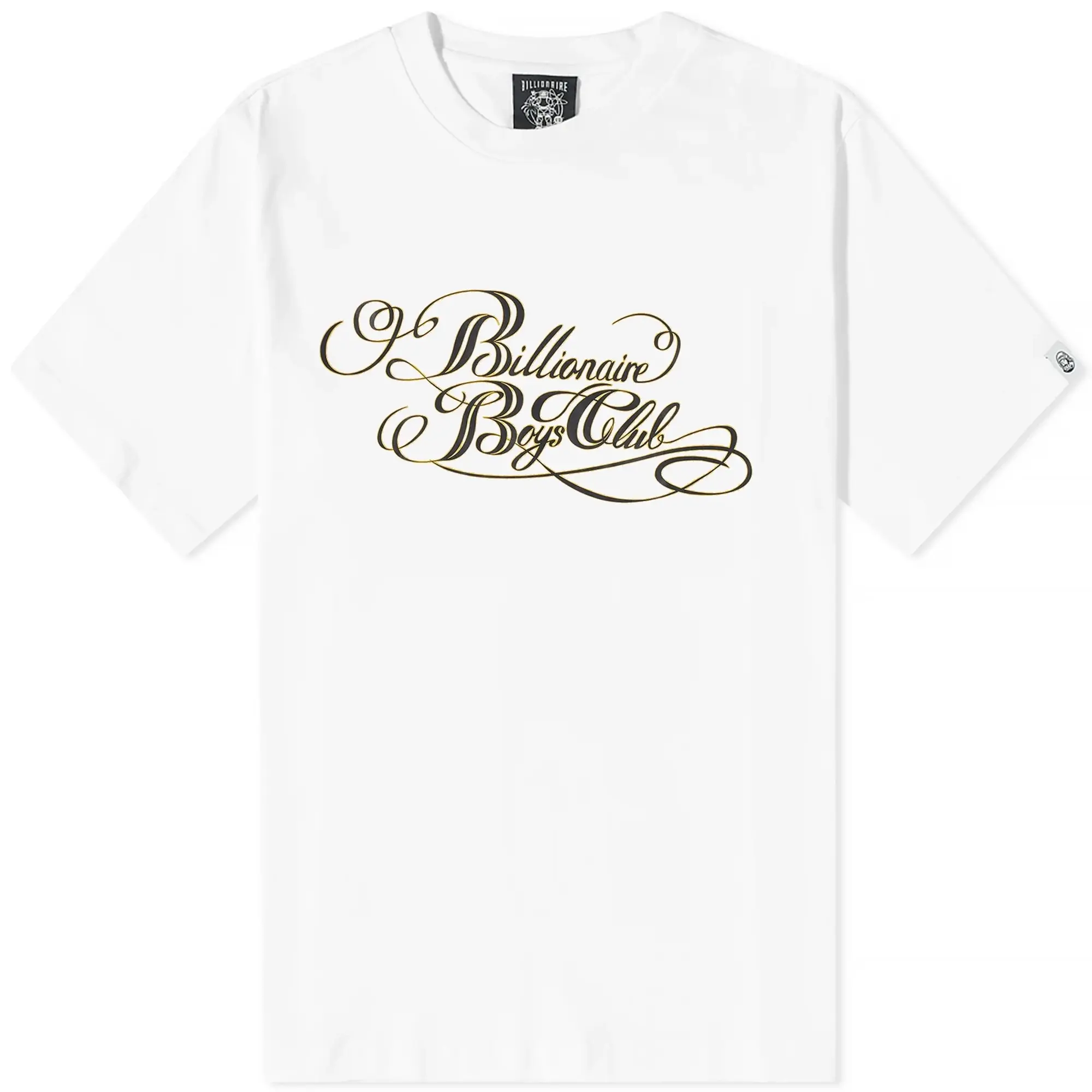 Billionaire Boys Club Men's Calligraphy Logo T-Shirt White