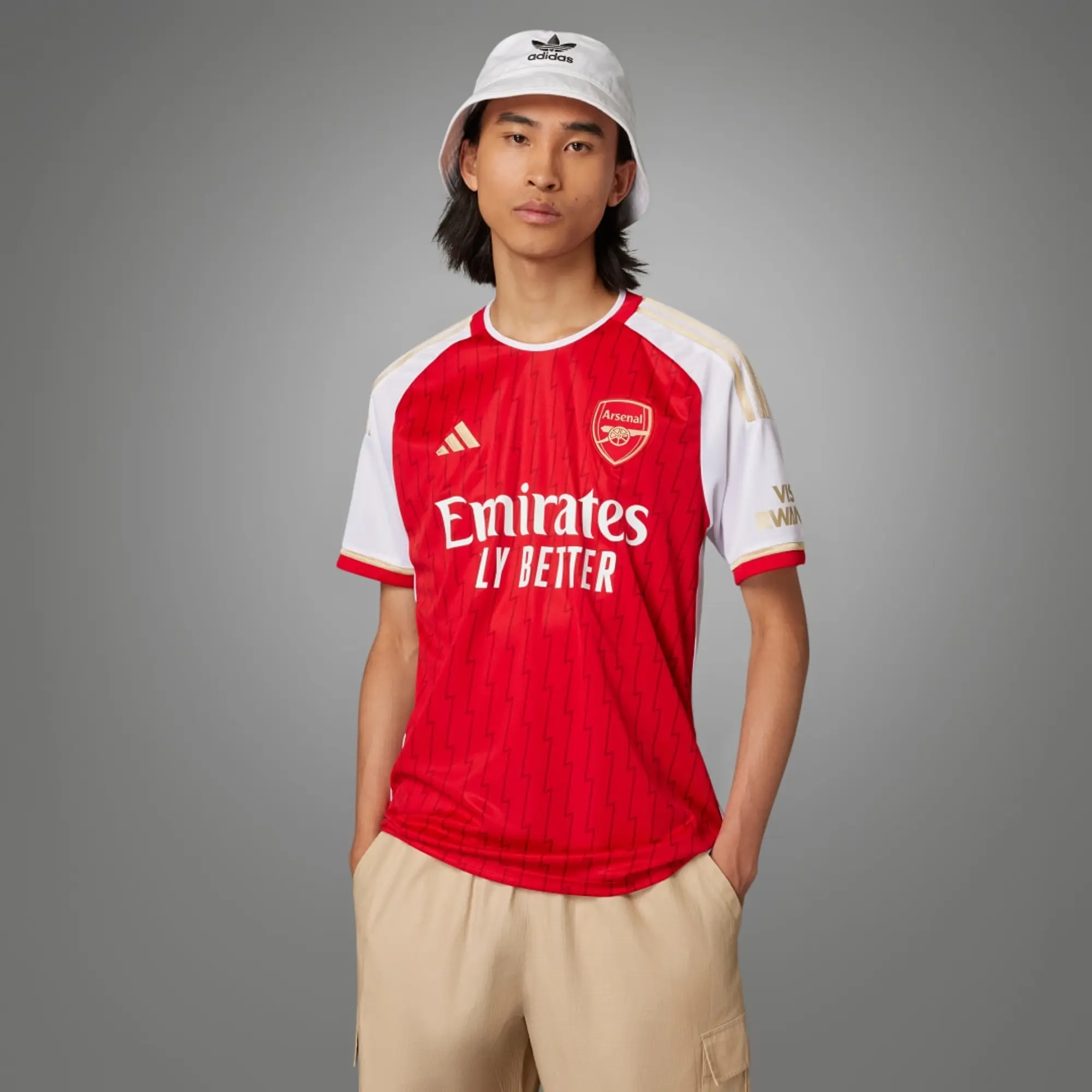 adidas Arsenal Mens SS Home Shirt 2023/24
