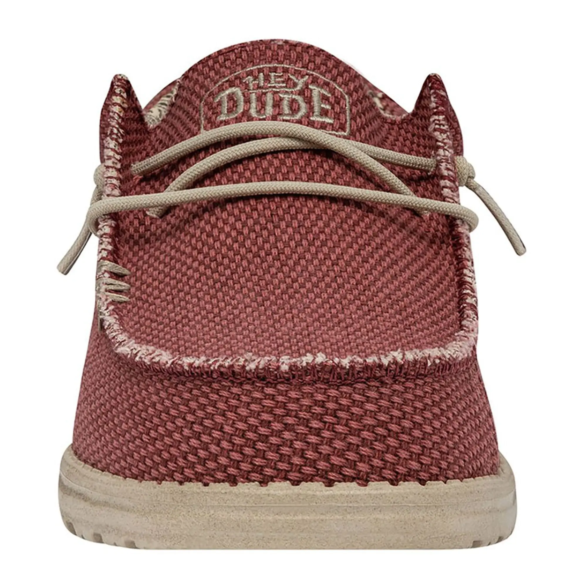 Hey Dude Wally Braided Shoes  - Red