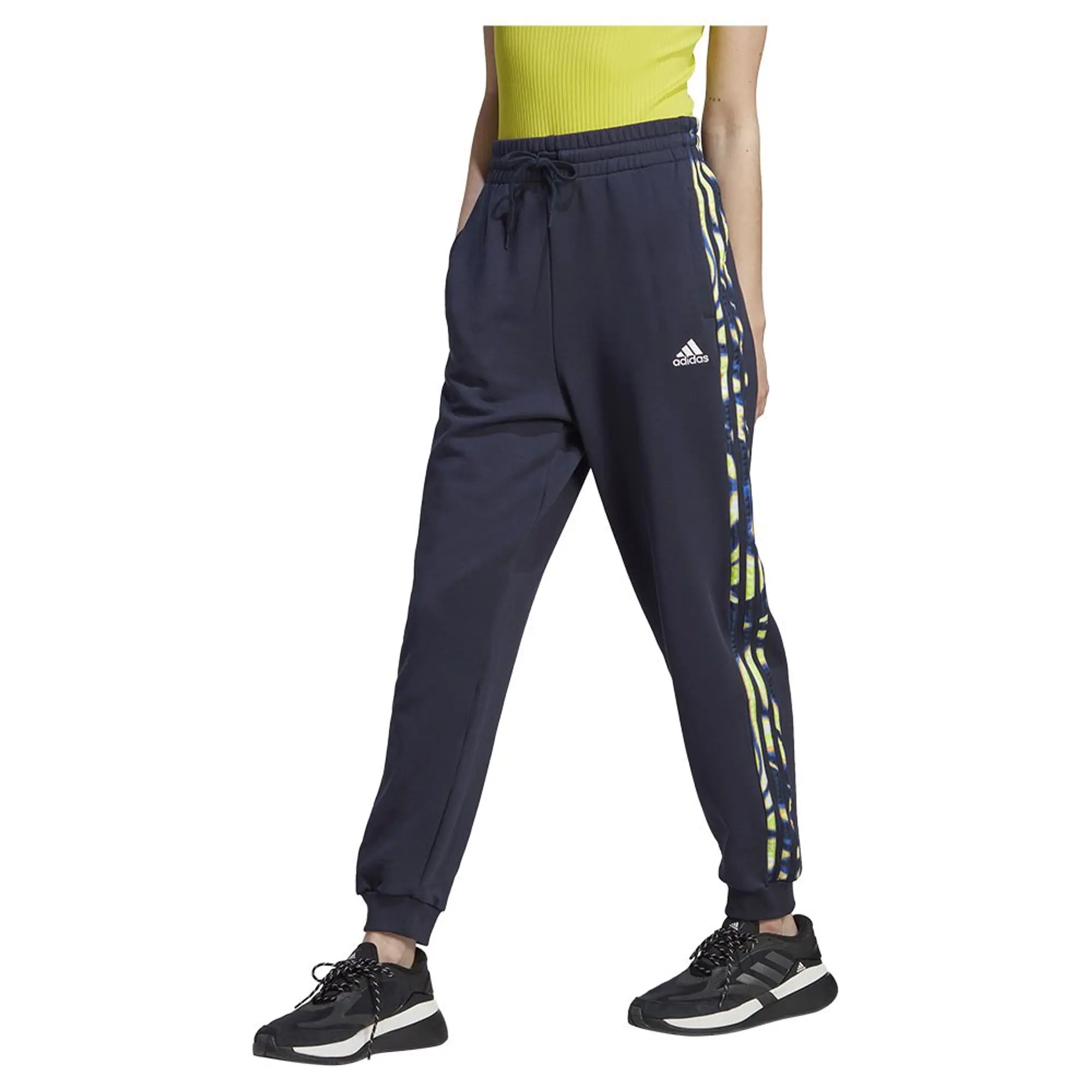 Adidas Sportswear Vibrant Print 3 Stripes Joggers Pants XL Woman