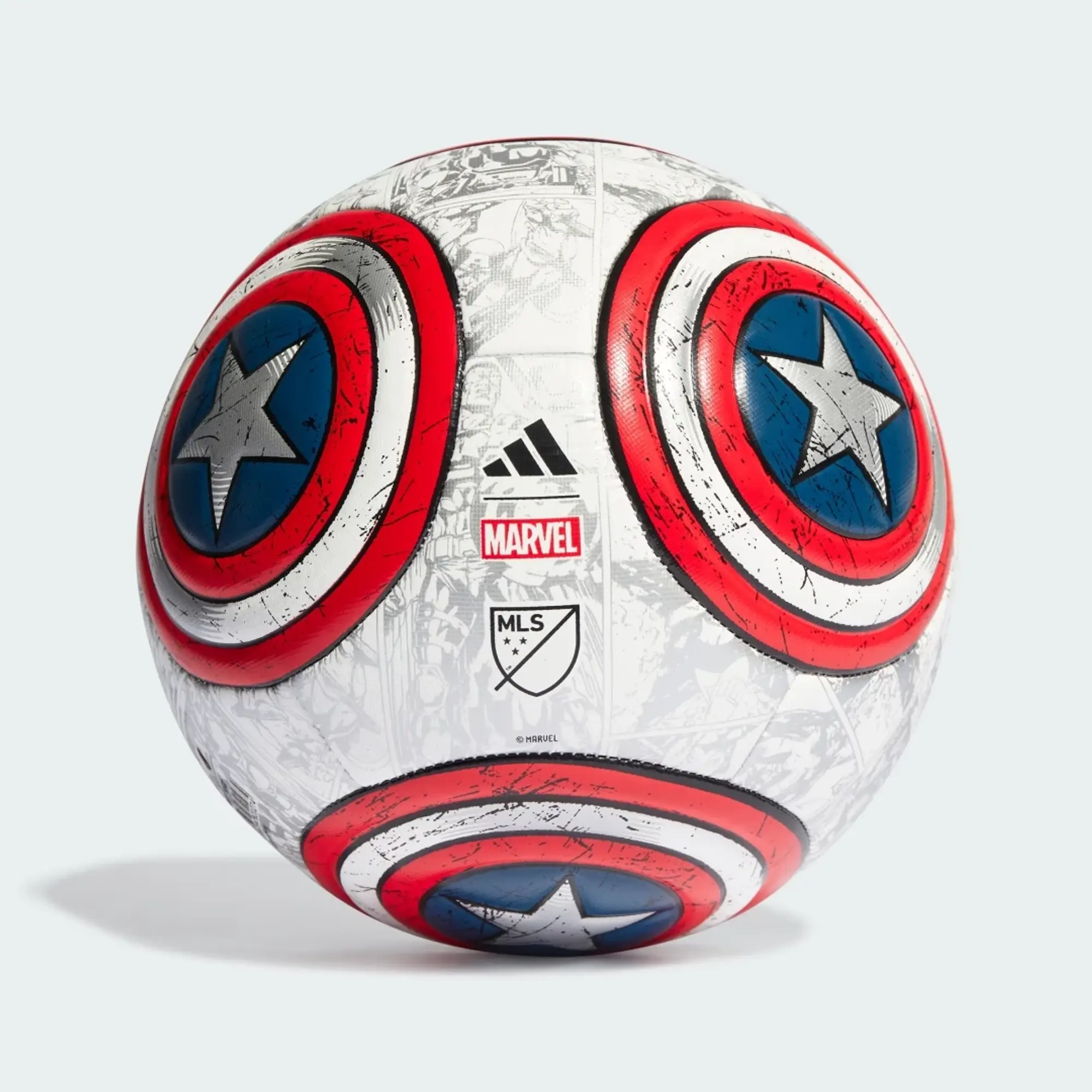 adidas Marvel MLS Captain America Training Football