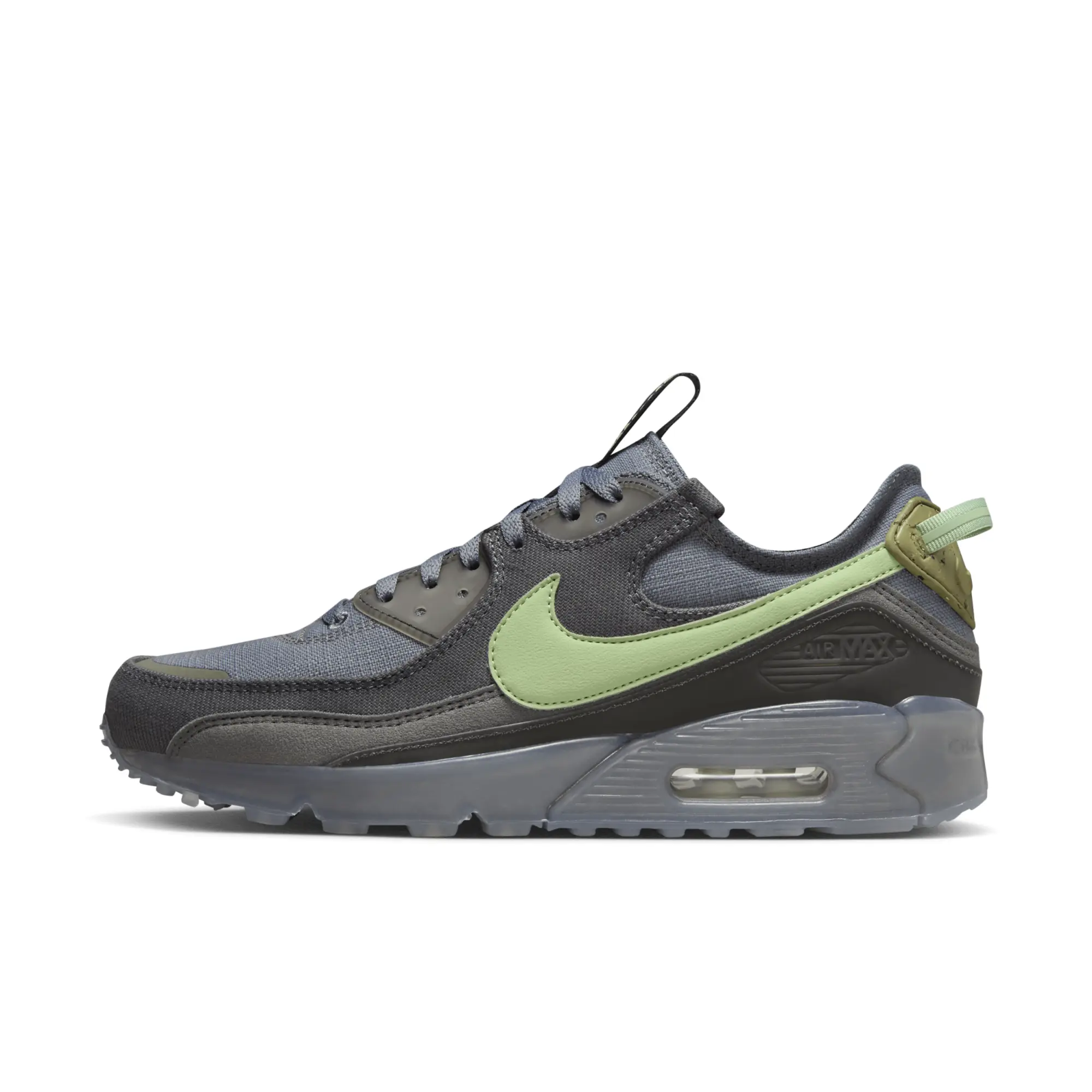 Nike Air Max Terrascape 90 Trainers In Grey And Green