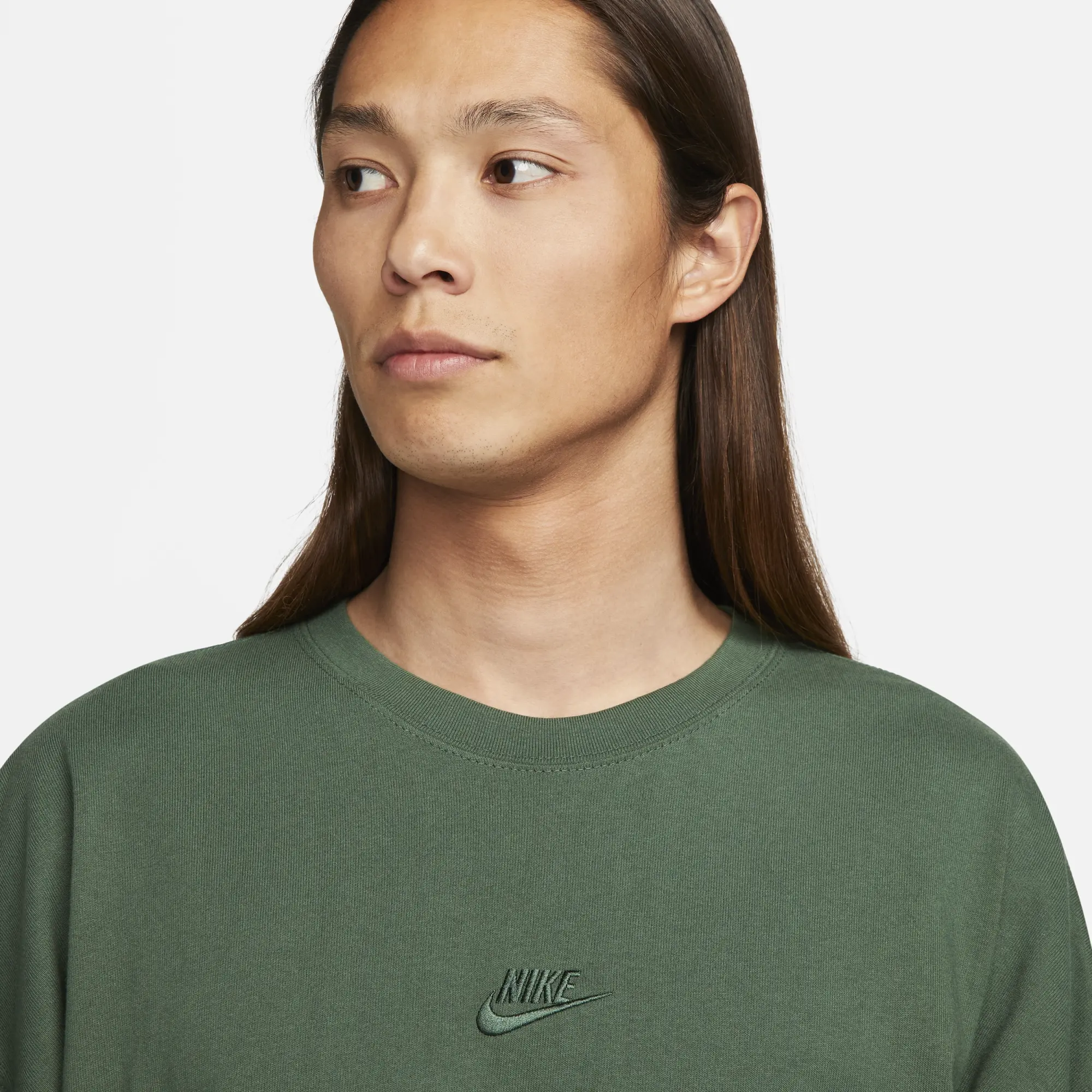 Nike Sportswear Premium Essentials Men's Oversized T-Shirt - Green ...