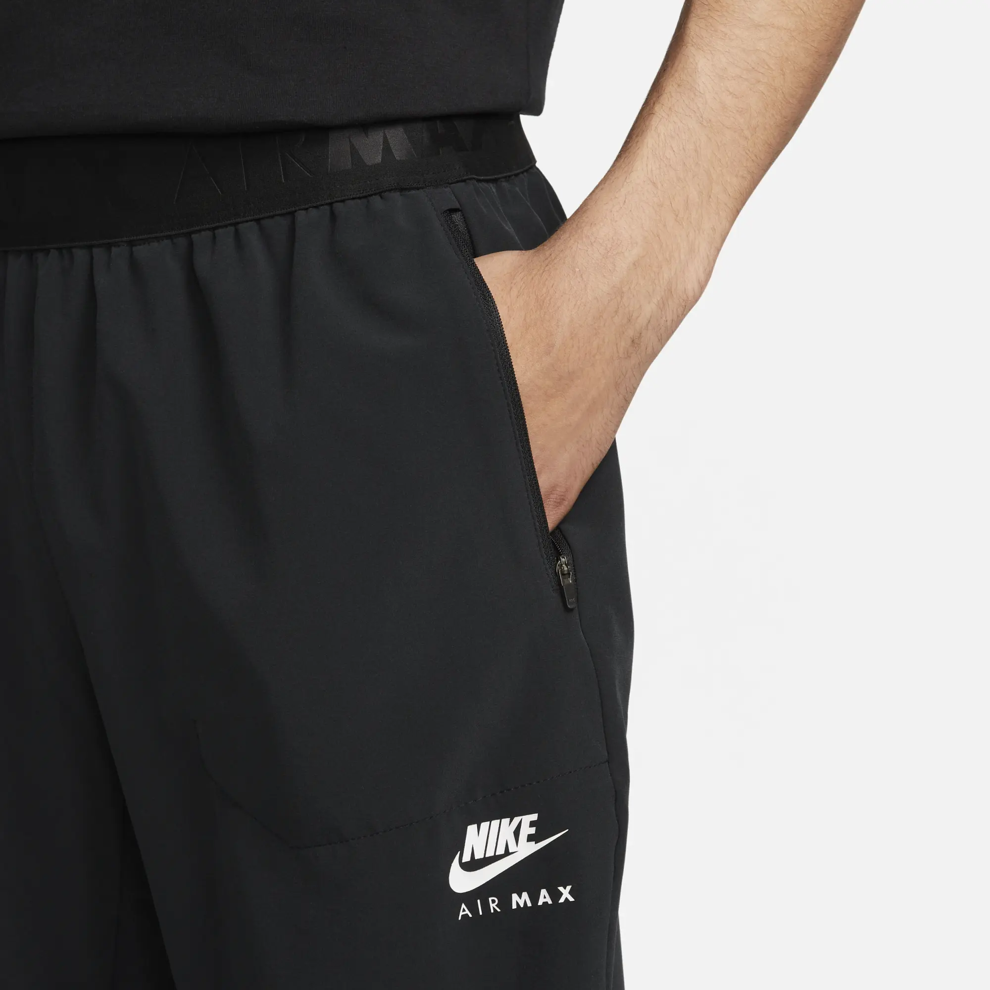 Nike Air Max Men's Woven Trousers - Black | FB2491-011 | FOOTY.COM