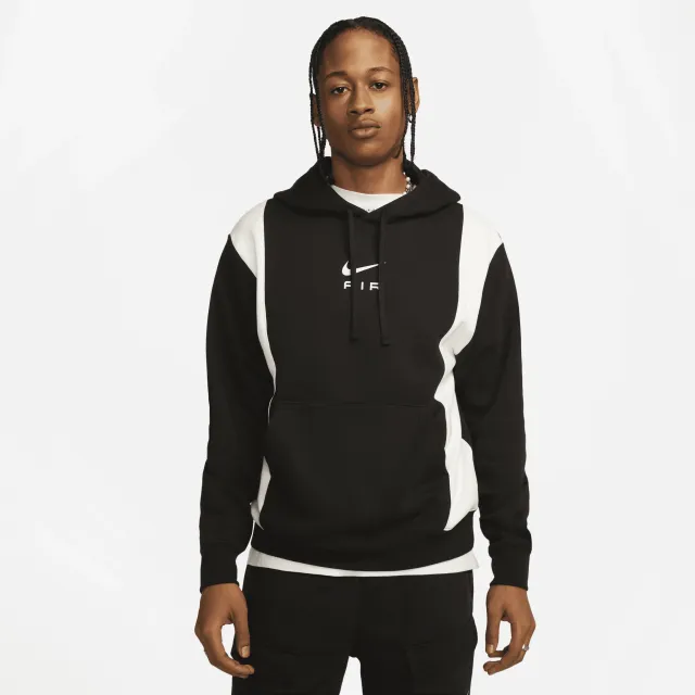 Nike Air Fleece Hoodie - Black - Mens | FN7691-010 | FOOTY.COM