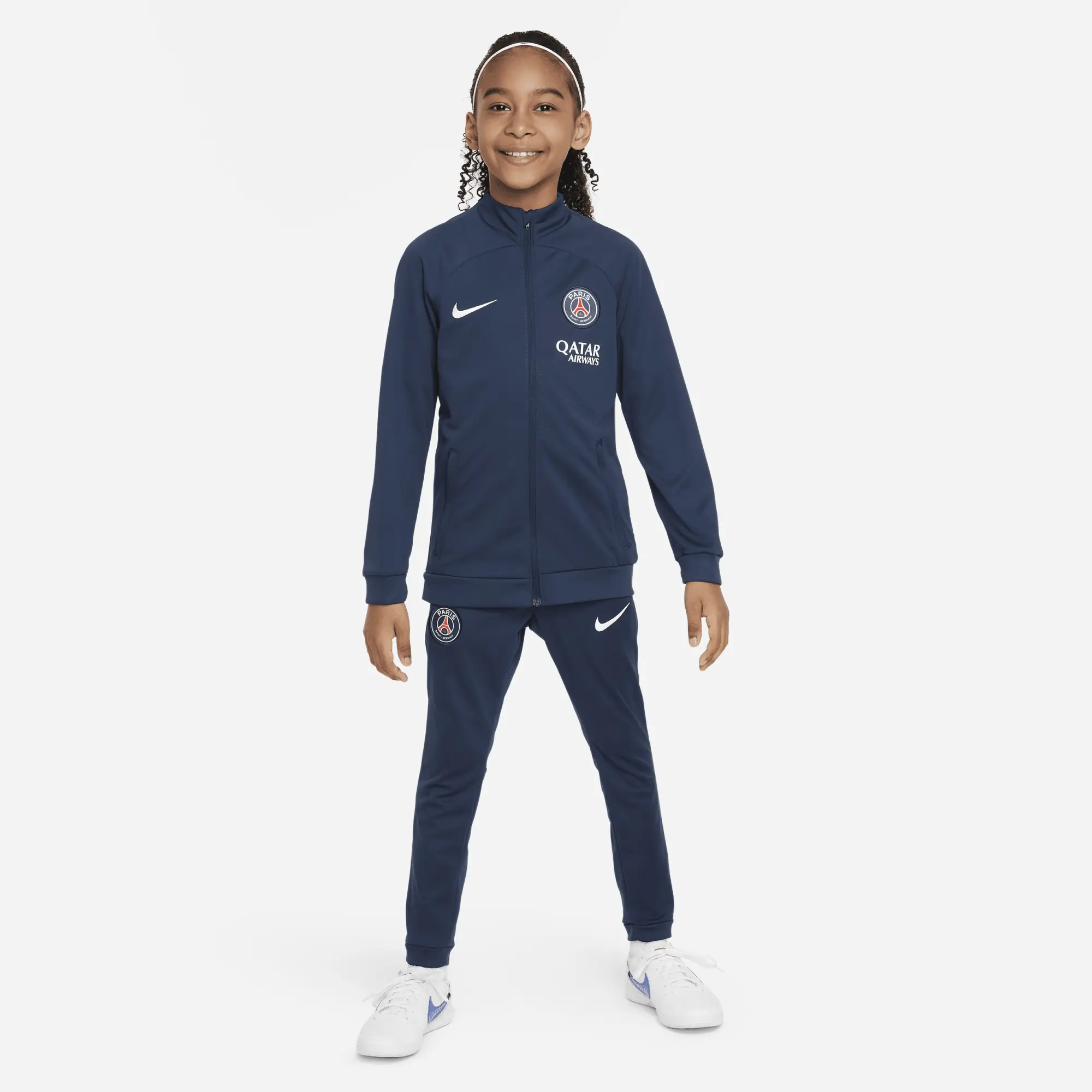 Paris Saint-Germain Nike Academy Tracksuit - Navy - Kids