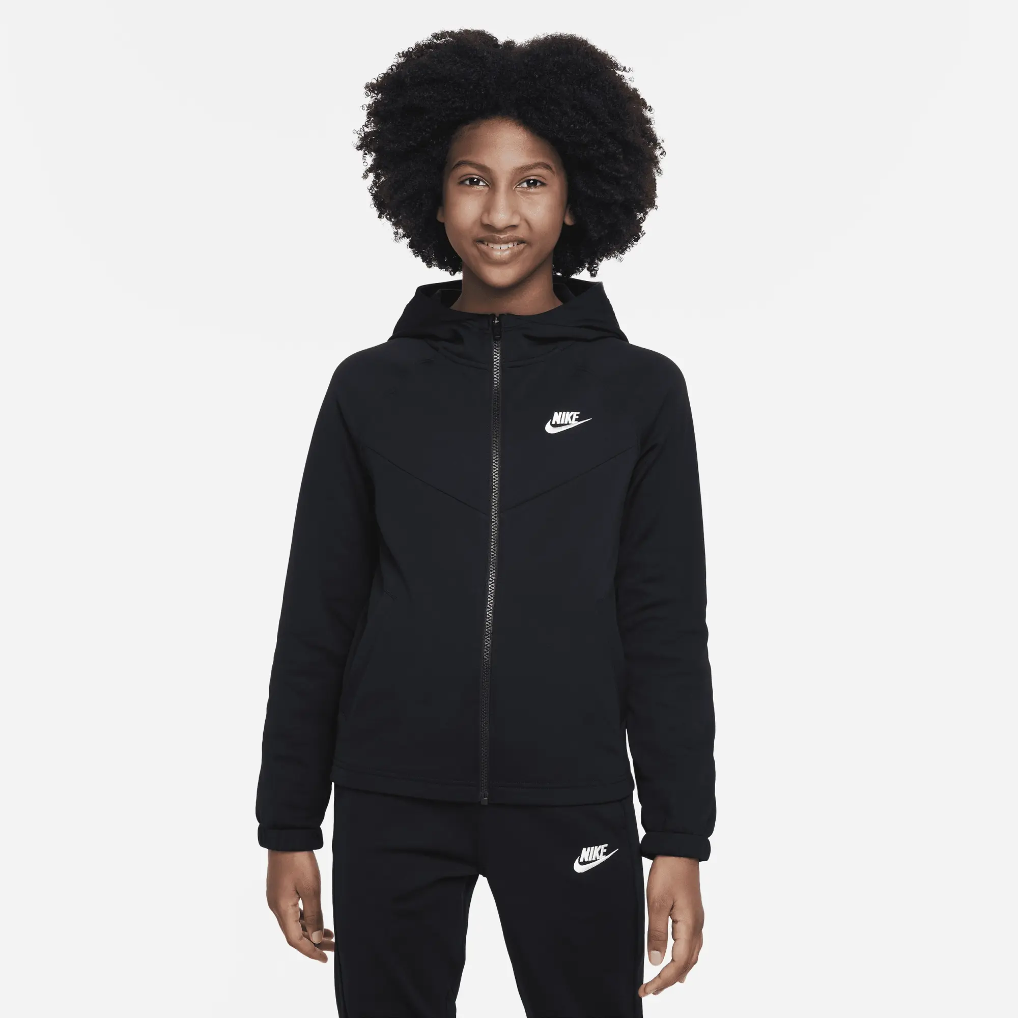 Nike Sportswear Older Kids' (Girls') Tracksuit - Black | FD2948-010 ...
