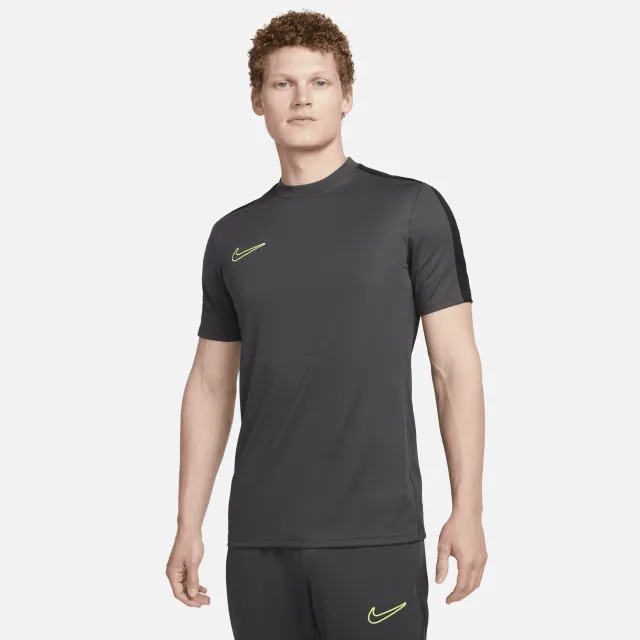 Nike Academy Men's Dri-FIT Short-Sleeve Global Football Top - Grey ...