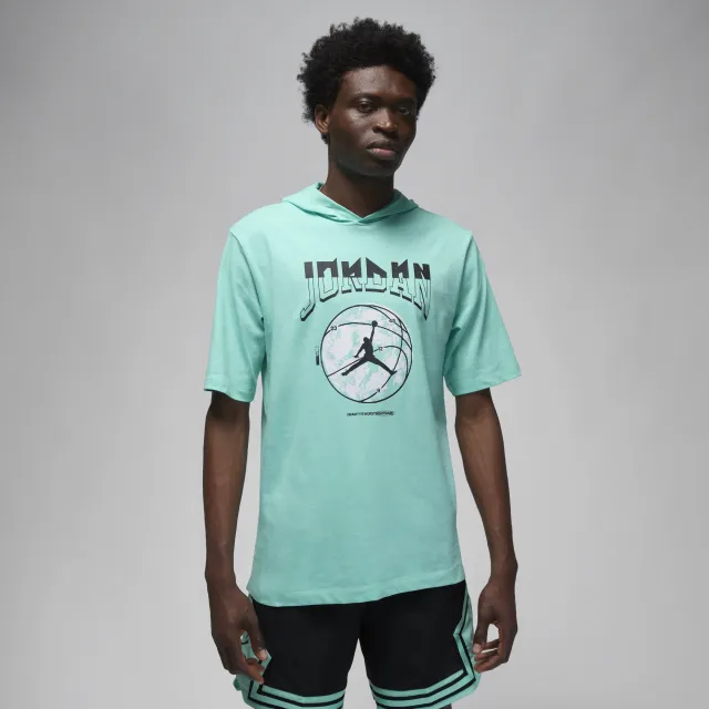 Nike Jordan Sport Men's Hooded T-Shirt - Green | FB7427-305 | FOOTY.COM