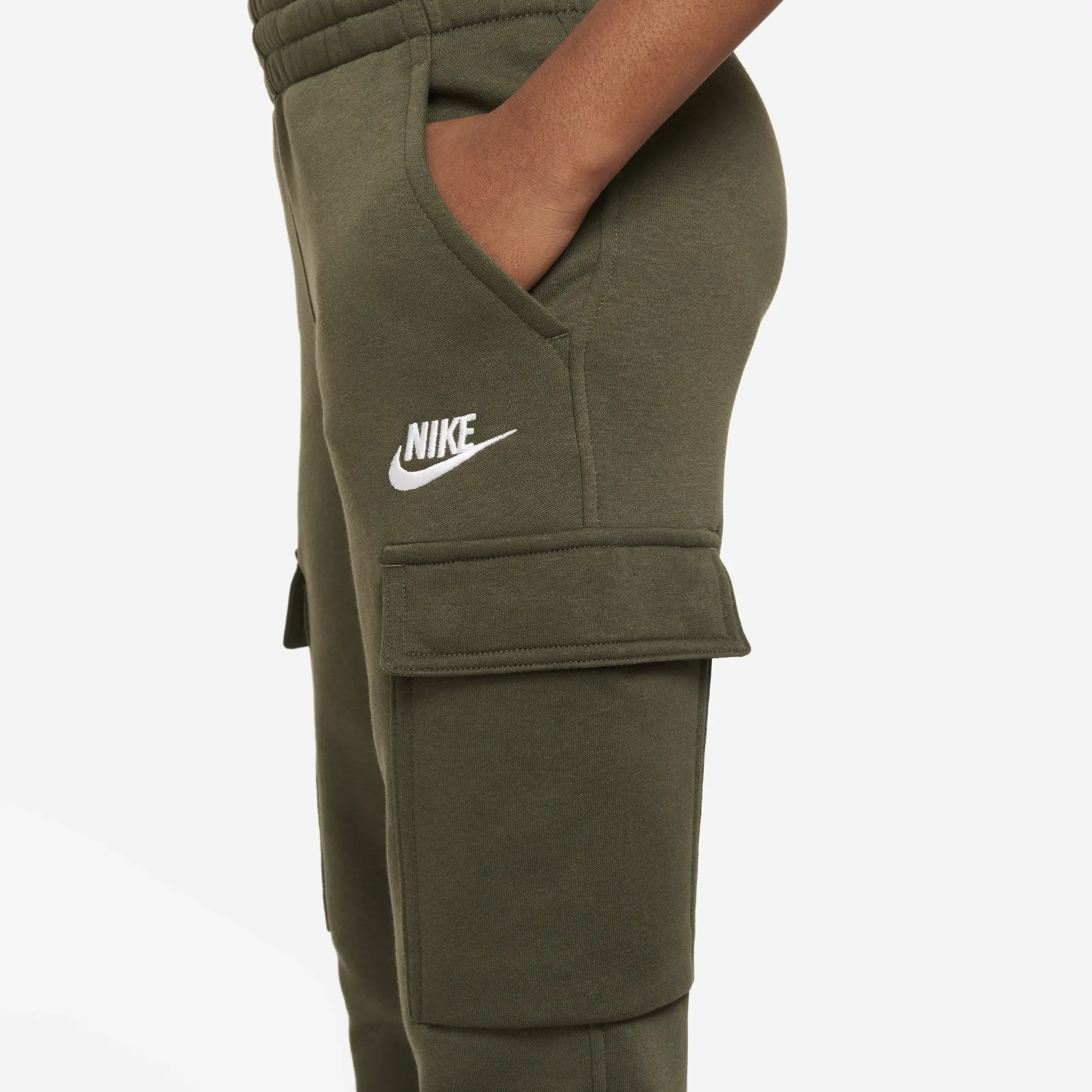Nike Sportswear Club Fleece Older Kids' Cargo Trousers - Green | FD3012 ...