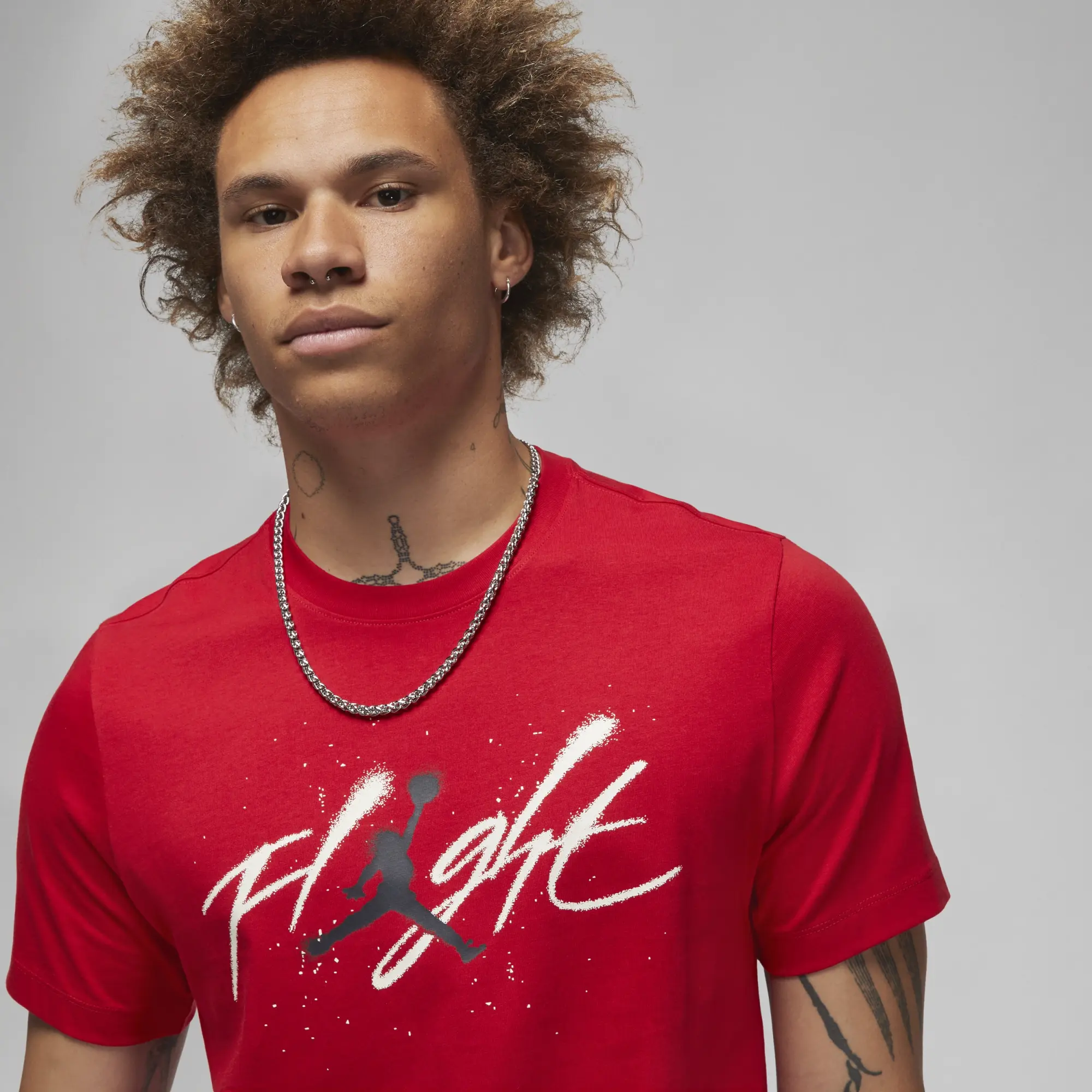 Nike Jordan Men's Graphic T-Shirt - Red | FB7465-687 | FOOTY.COM