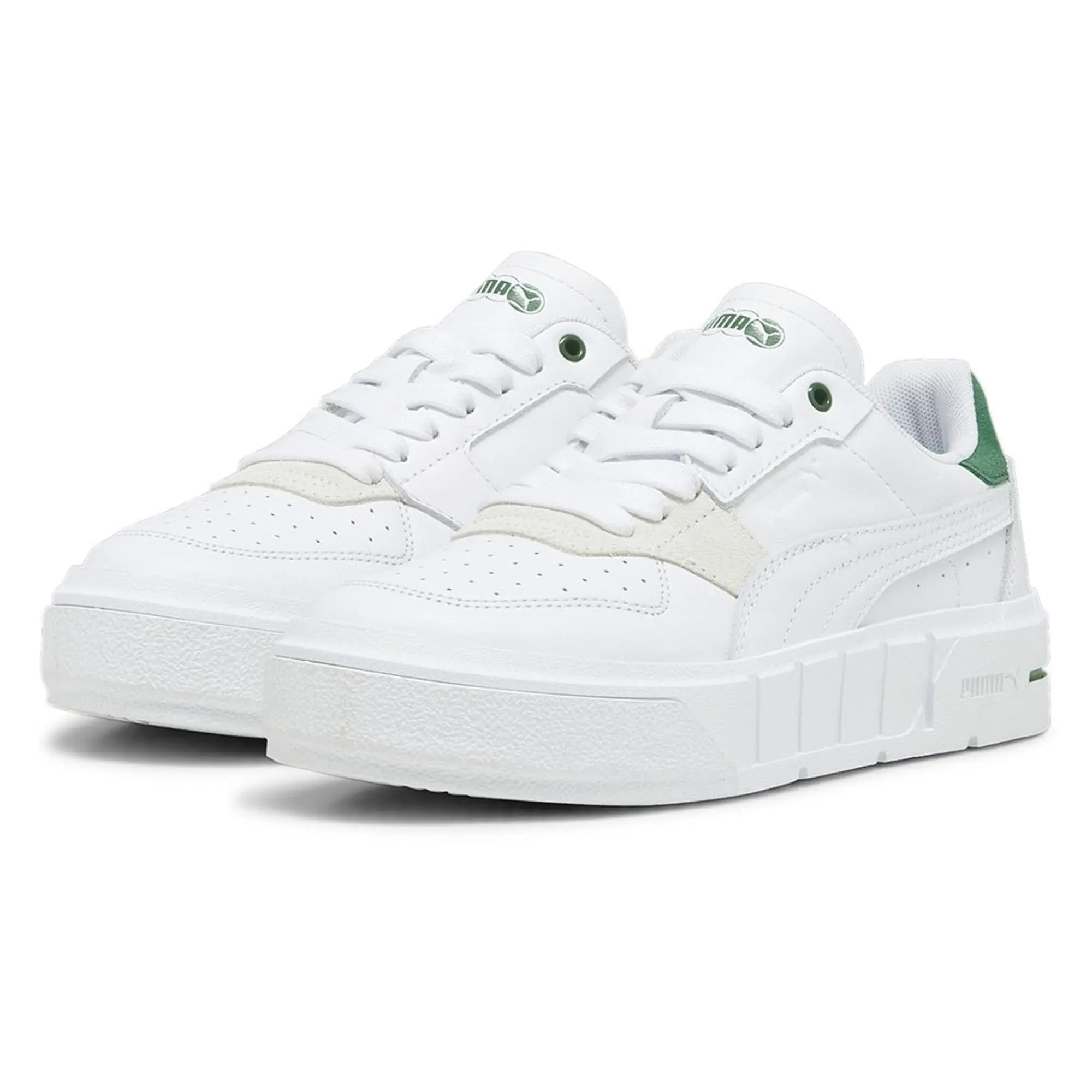 PUMA Cali Court Match Sneakers Women, White/Archive Green