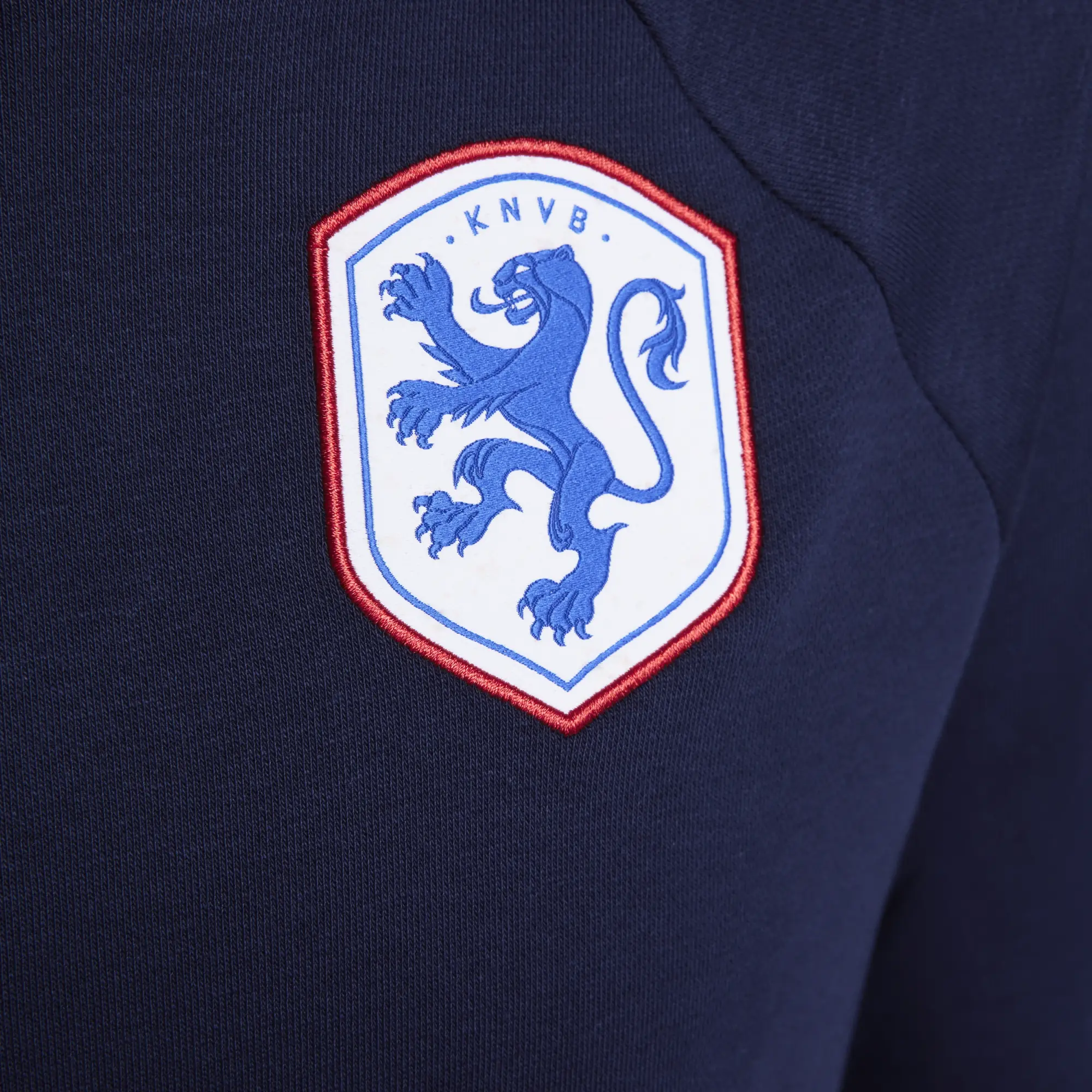 Nike Netherlands Women's Pullover Fleece Football Hoodie - Blue ...