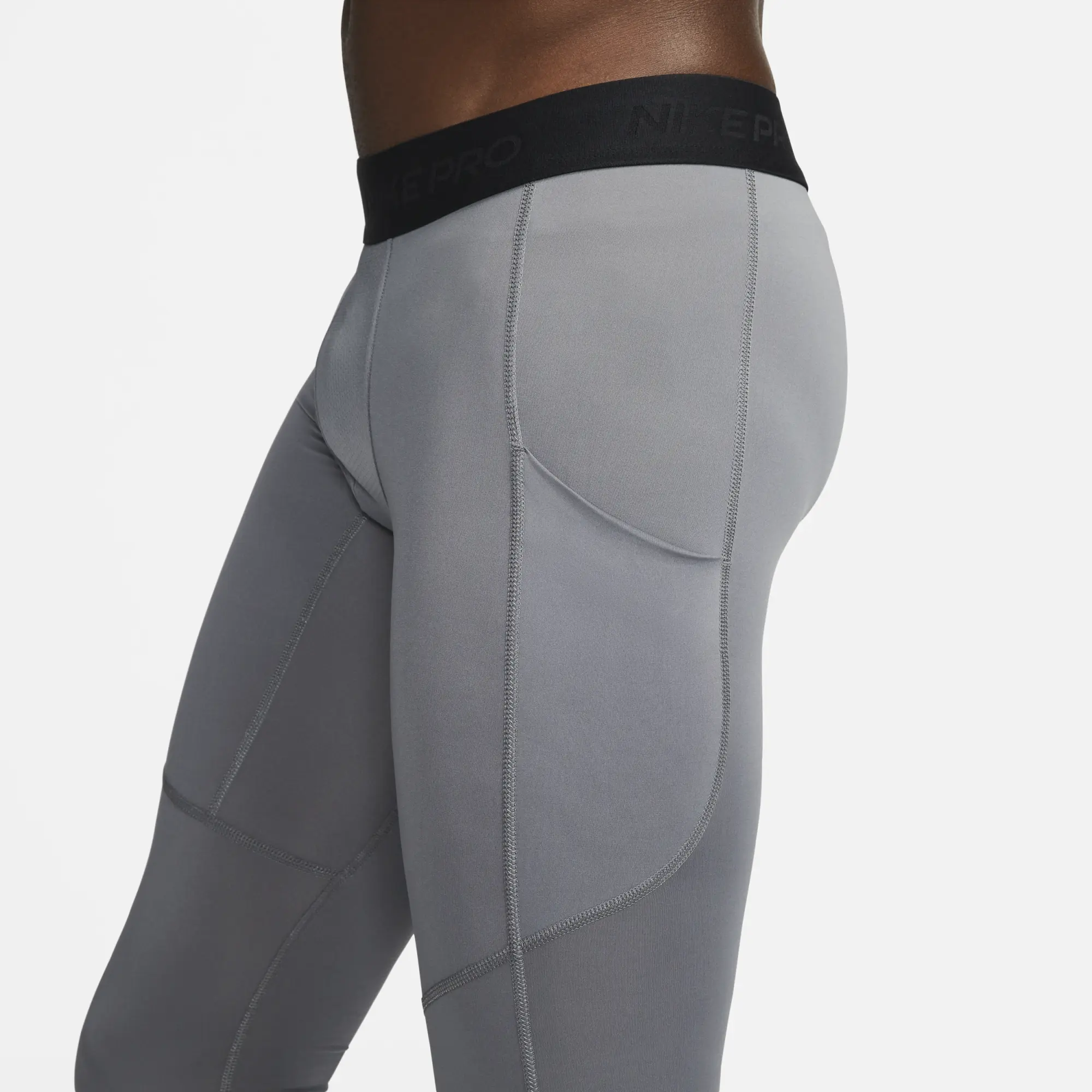 Nike Pro Men's Dri-FIT 3/4-Length Fitness Tights - Grey | FB7950-084 ...