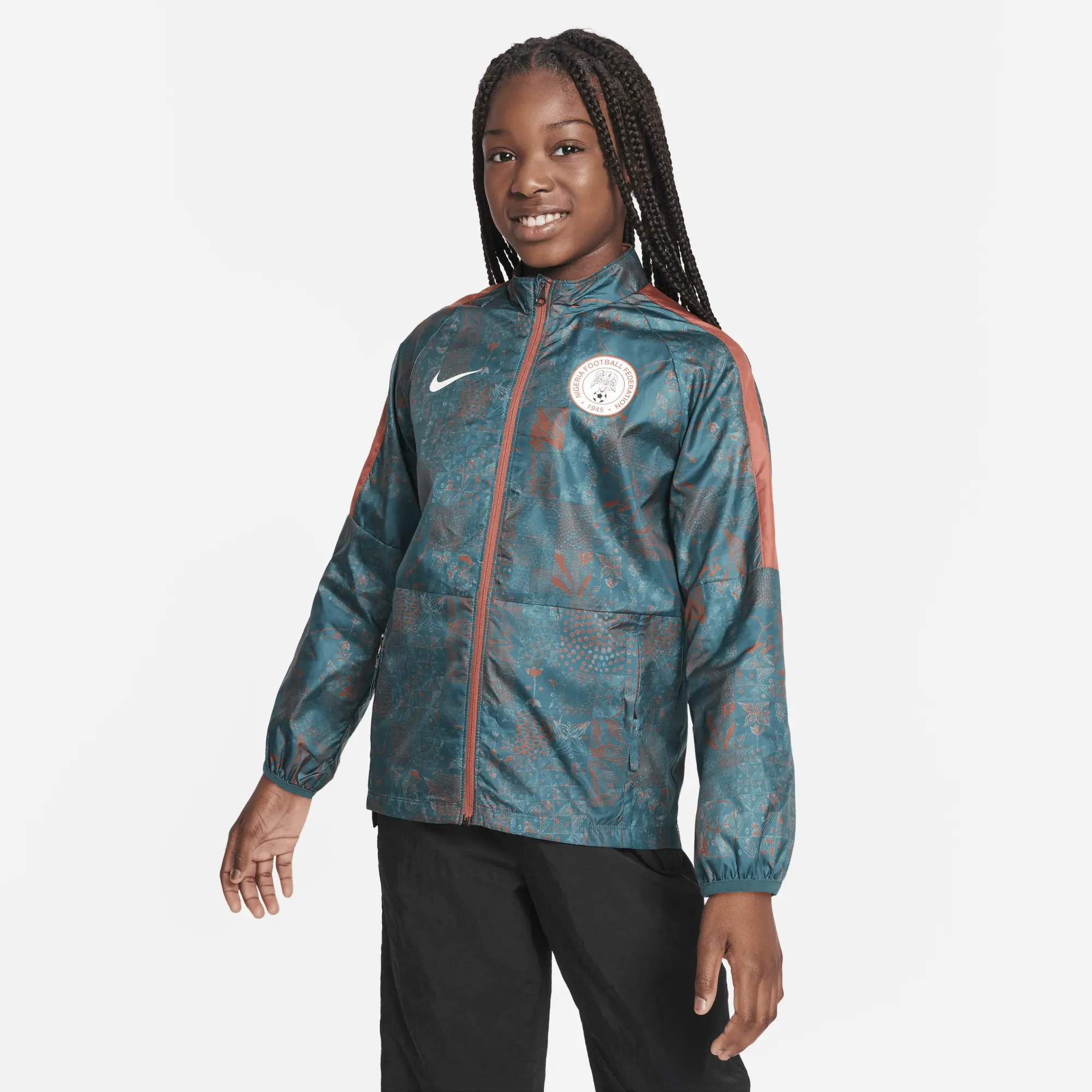 Nigeria Nike Academy Jacket - Dark Teal - Kids