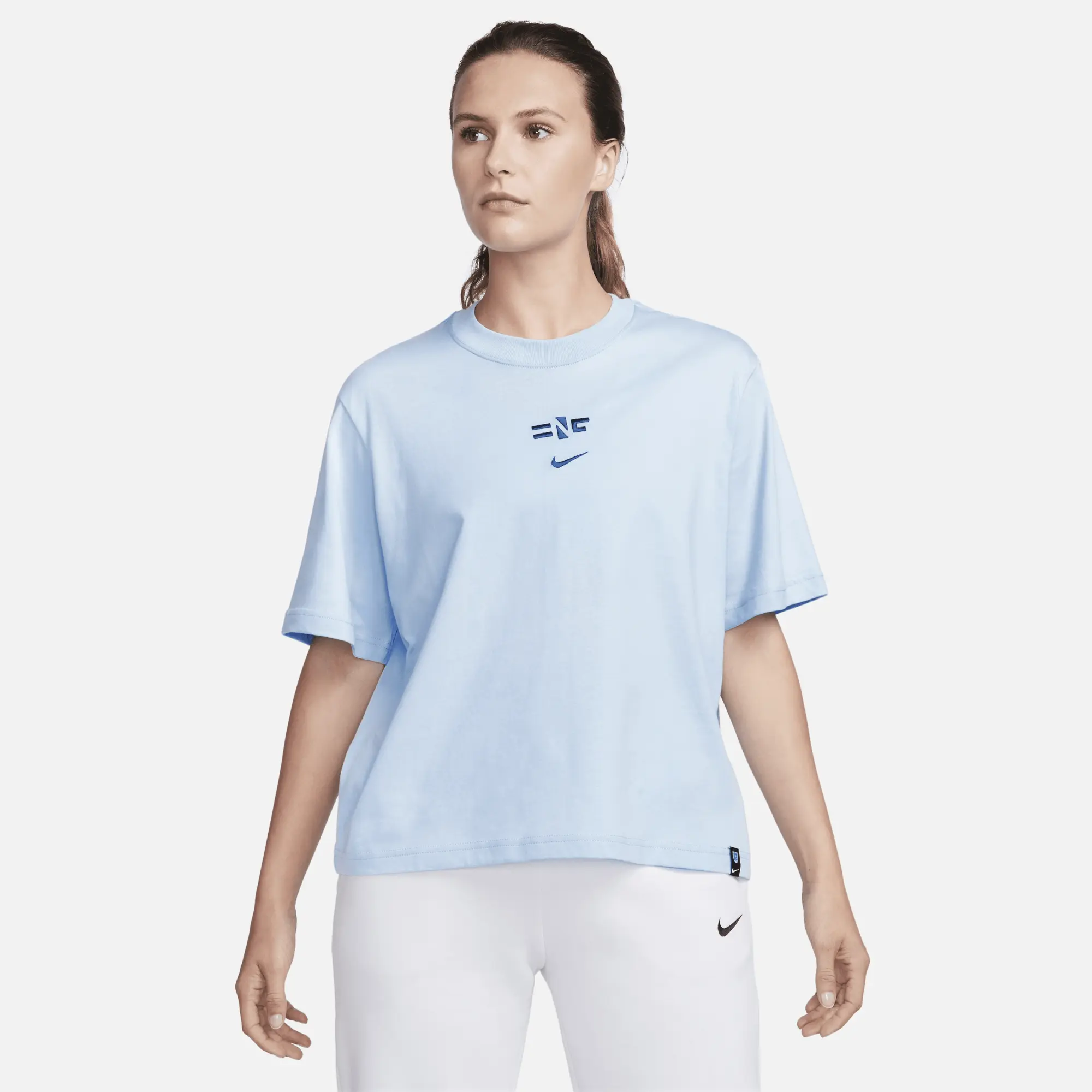 England Women's Nike Fearless T-Shirt - Blue - Womens