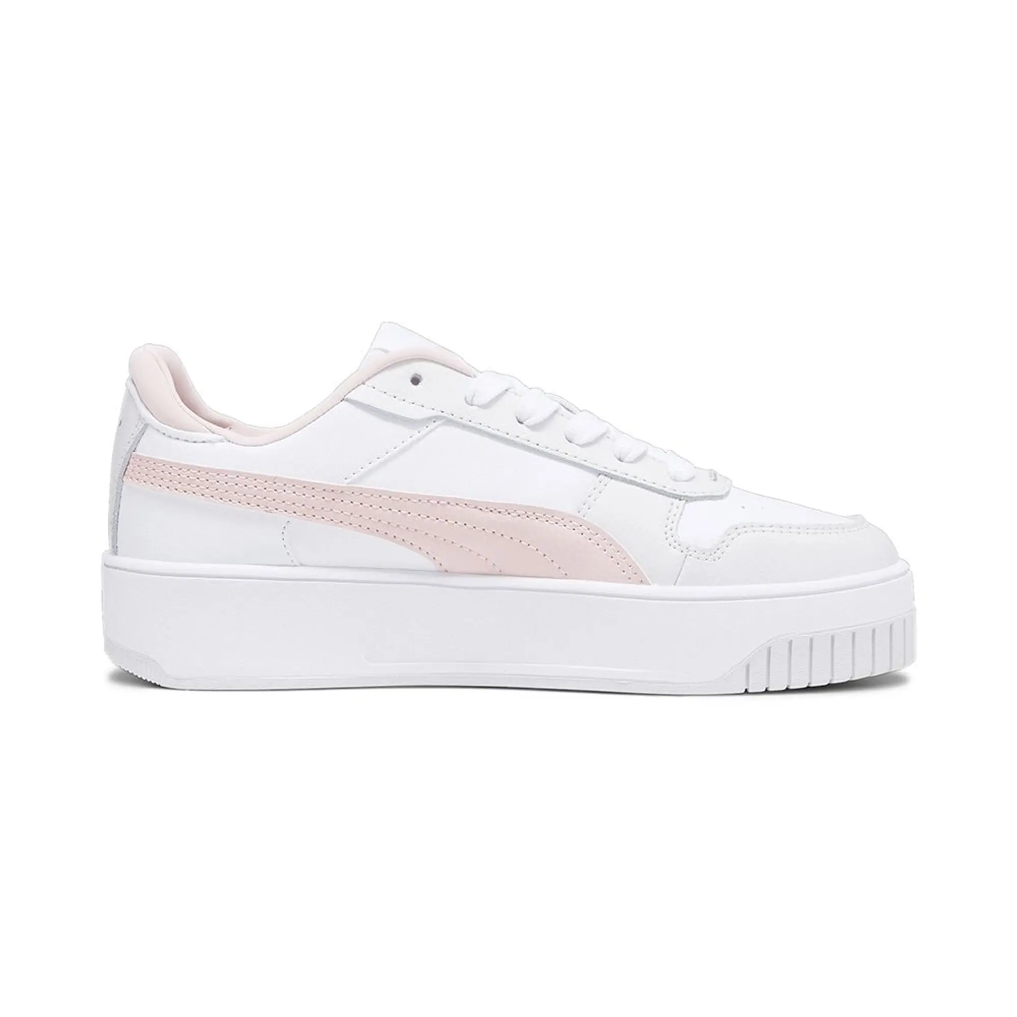 PUMA Carina Street Youth Sneakers, White/Rose Dust/Feather Grey ...
