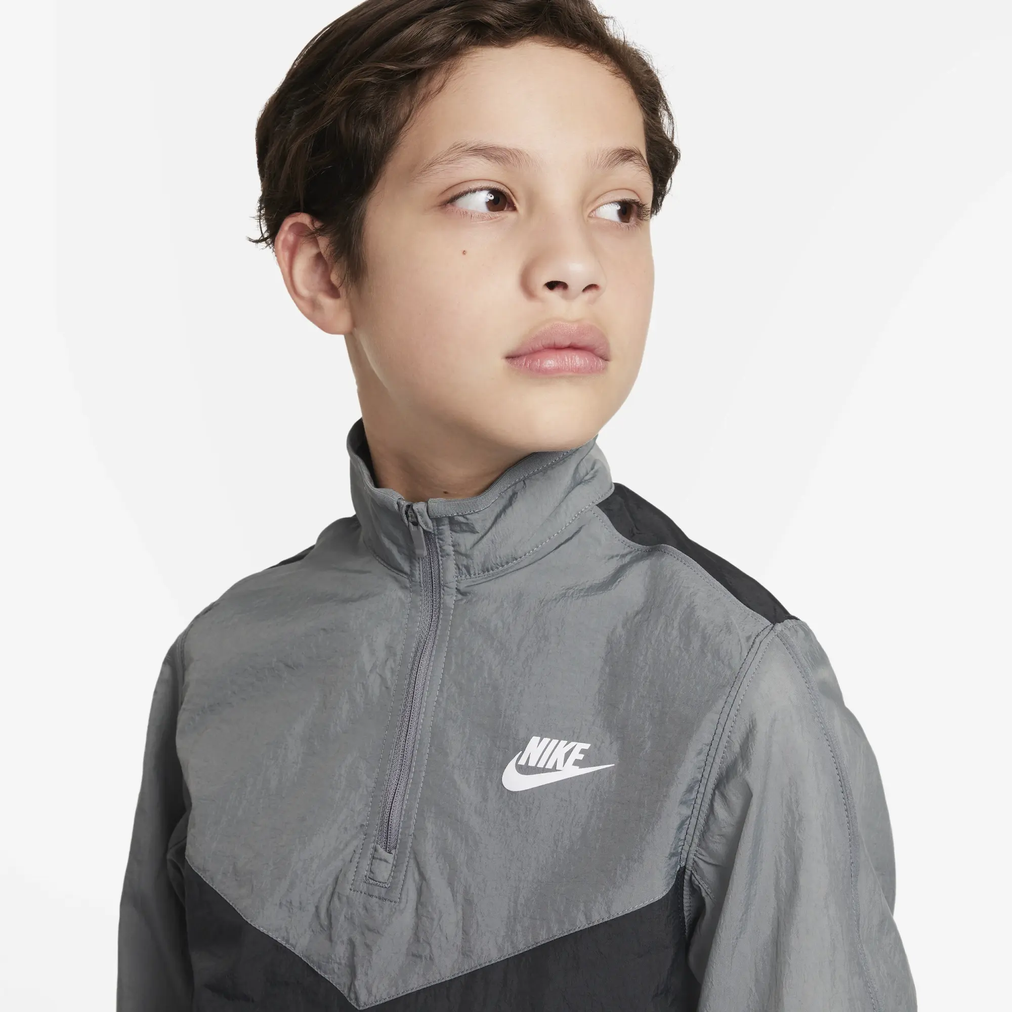 Nike Sportswear Big Kids' Tracksuit - Grey | FD3058-084 | FOOTY.COM