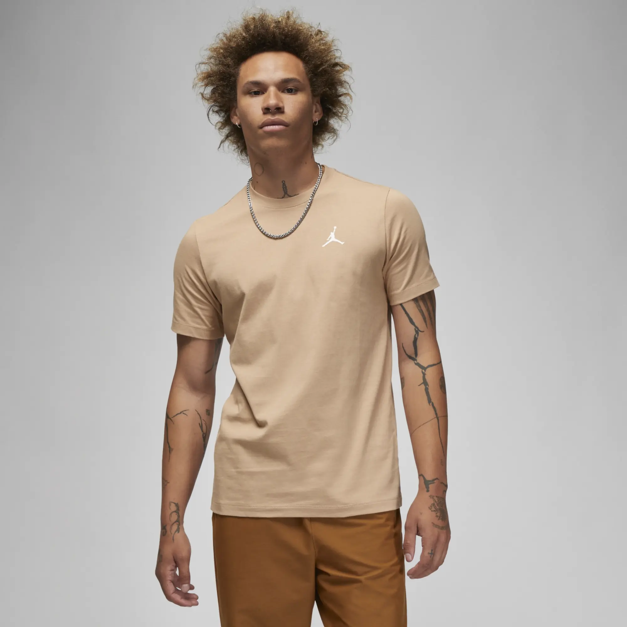 Nike Jordan Brand Men's T-Shirt - Brown | FB7468-200 | FOOTY.COM