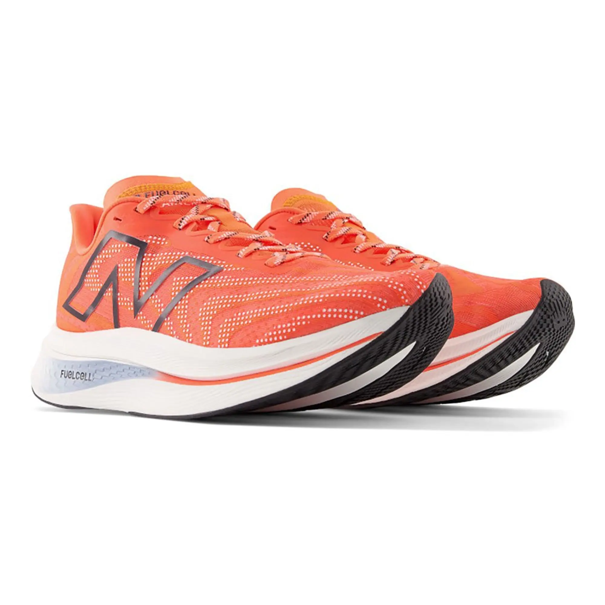 New Balance Men's FuelCell SuperComp Trainer v2 in Orange/Black Synthetic