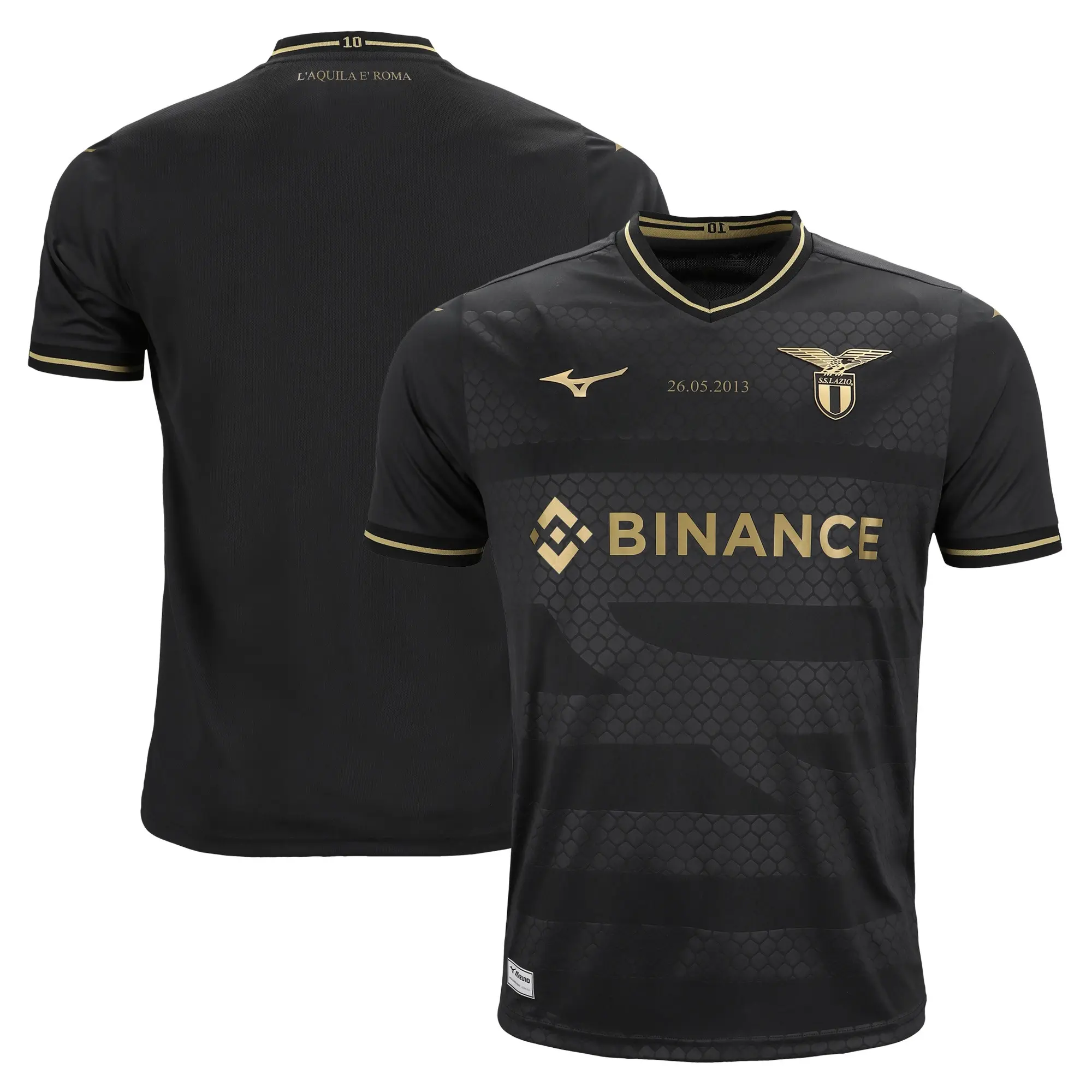 Mizuno Lazio Mens SS Home Coppa Italia Shirt 2022/23