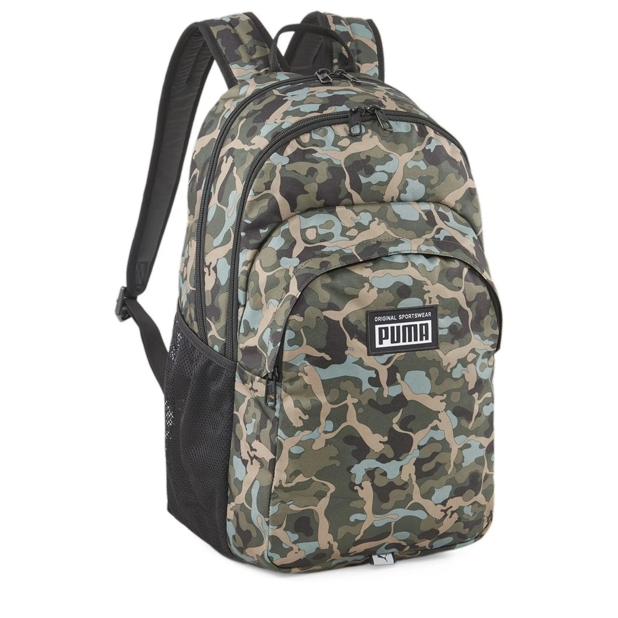 PUMA Academy Backpack, Myrtle/Camo Pack AOP