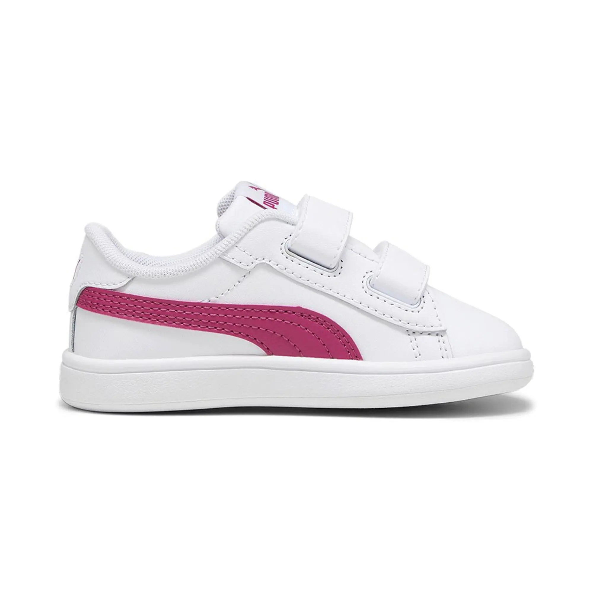 PUMA Smash 3.0 Leather V Sneakers Baby, White/Pinktastic | 392034_10