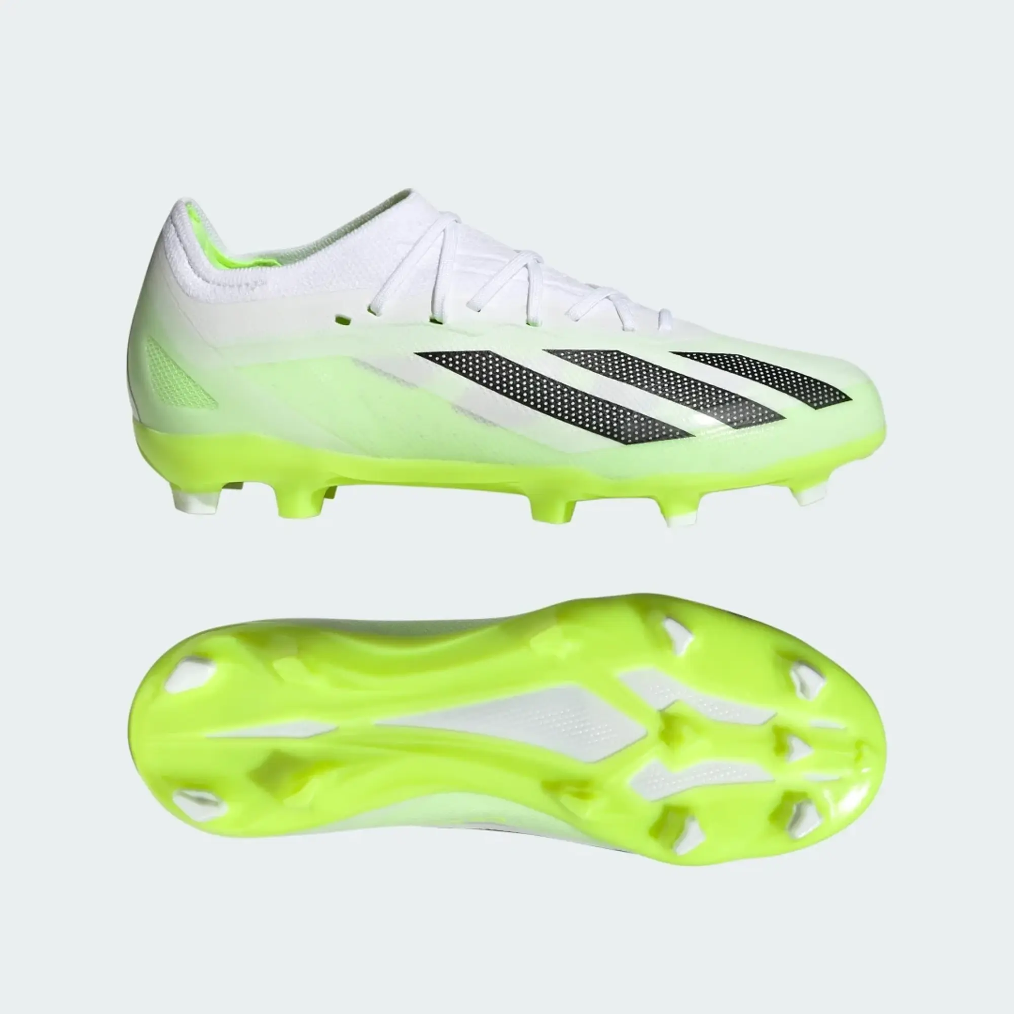 Adidas X Crazyfast.1 Fg Kids Football Boots  - White