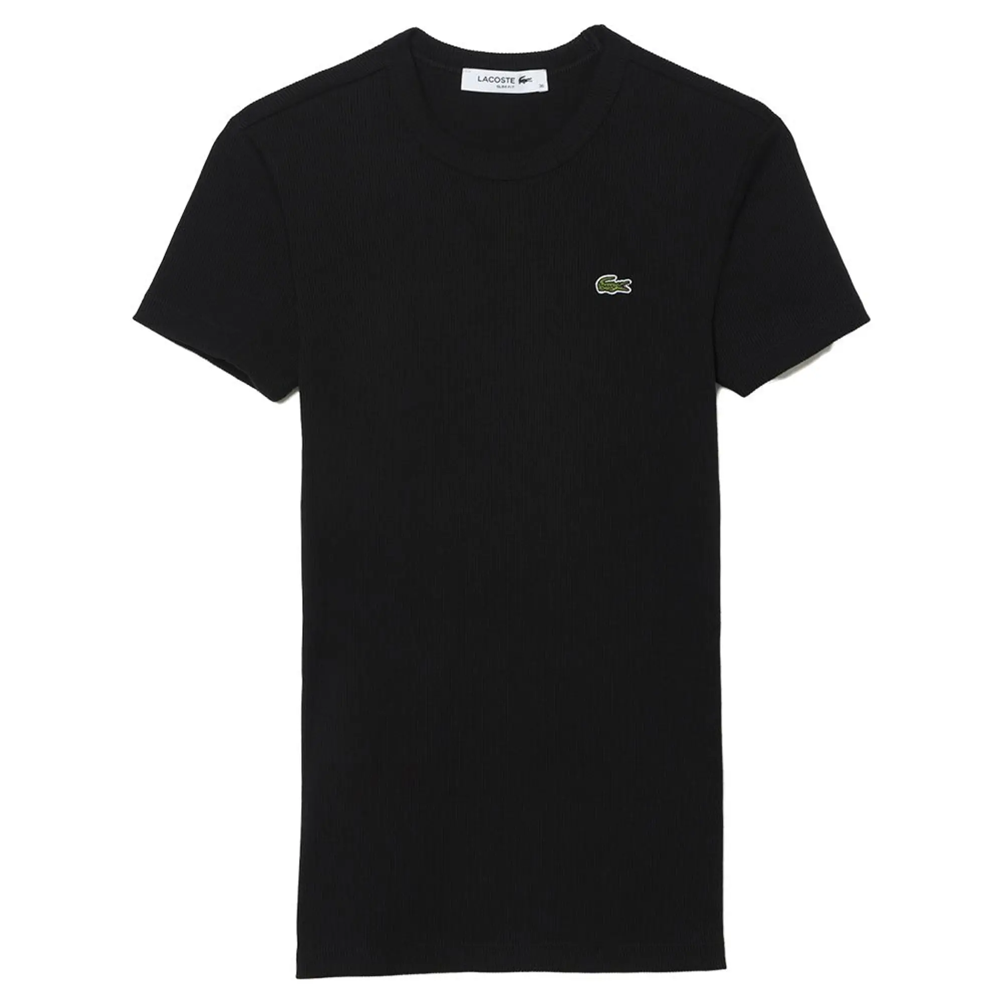 Lacoste Tf5538-00 Short Sleeve T-shirt - Black | TF5538-031 | FOOTY.COM