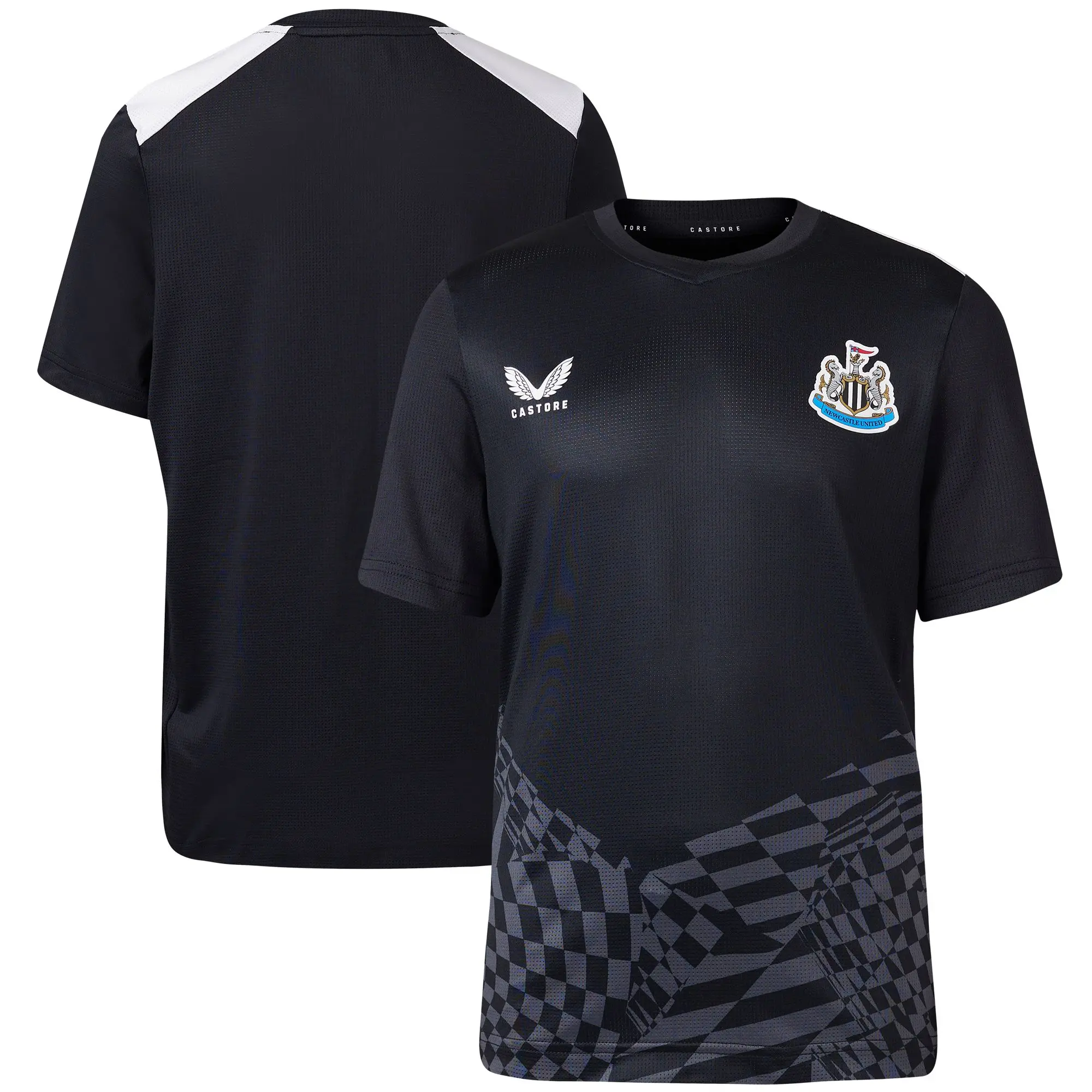 Castore Newcastle United Kids SS Player Issue Home Shirt 2023/24