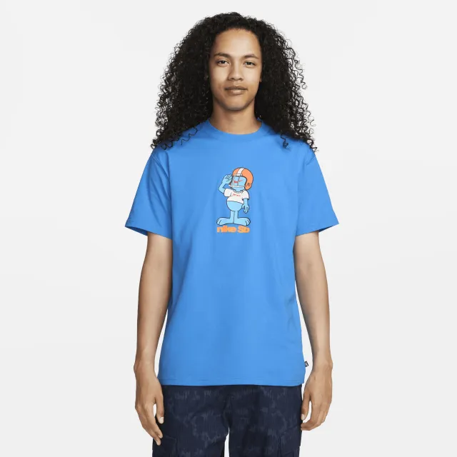 Nike SB Men's Skate T-Shirt - Blue | FJ1145-435 | FOOTY.COM