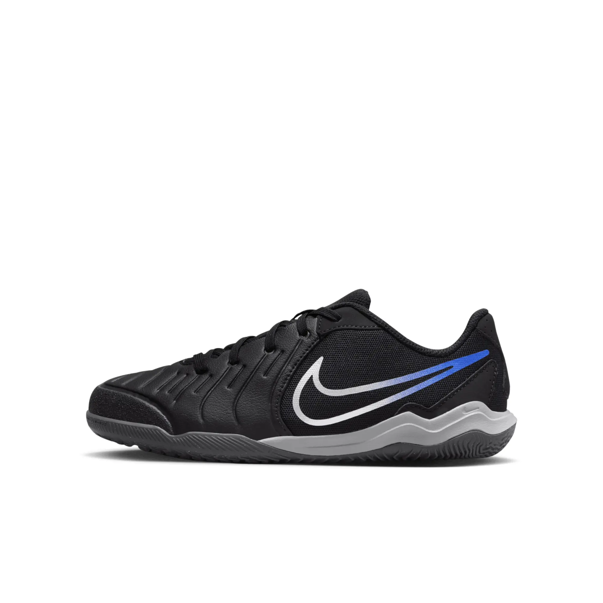 Nike Jr. Tiempo Legend 10 Academy Younger/Older Kids' Indoor Court Low-Top Football Shoes - Black