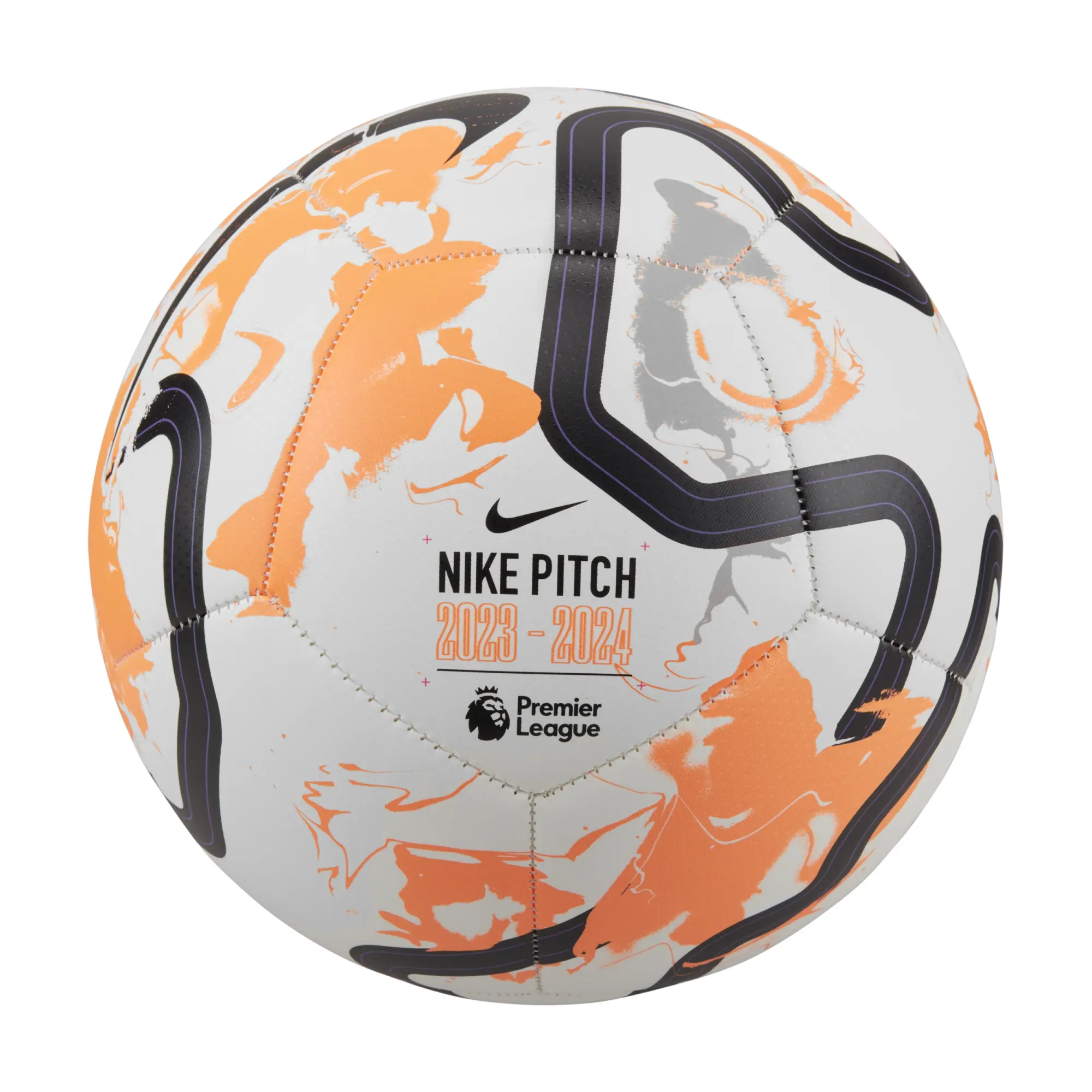 Nike Premier League Pitch Ball - White/Orange/Black 2023-2024