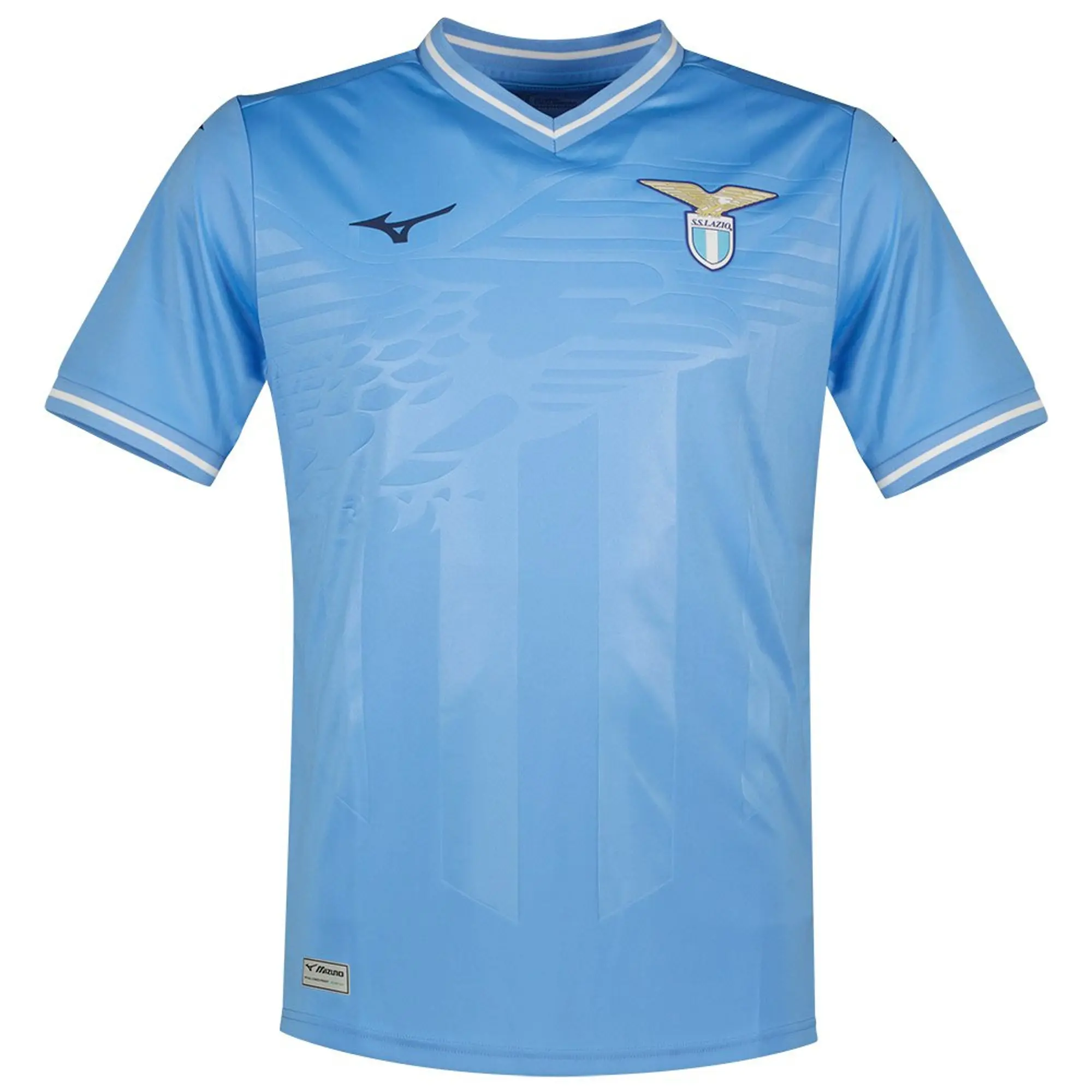Mizuno Lazio Mens SS Home Shirt 2023/24
