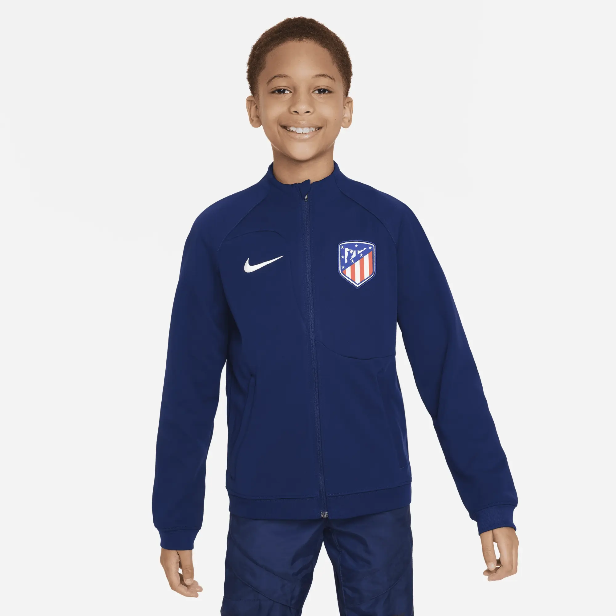 Atletico de Madrid Nike Academy Pro Anthem Jacket - Blue - Kids