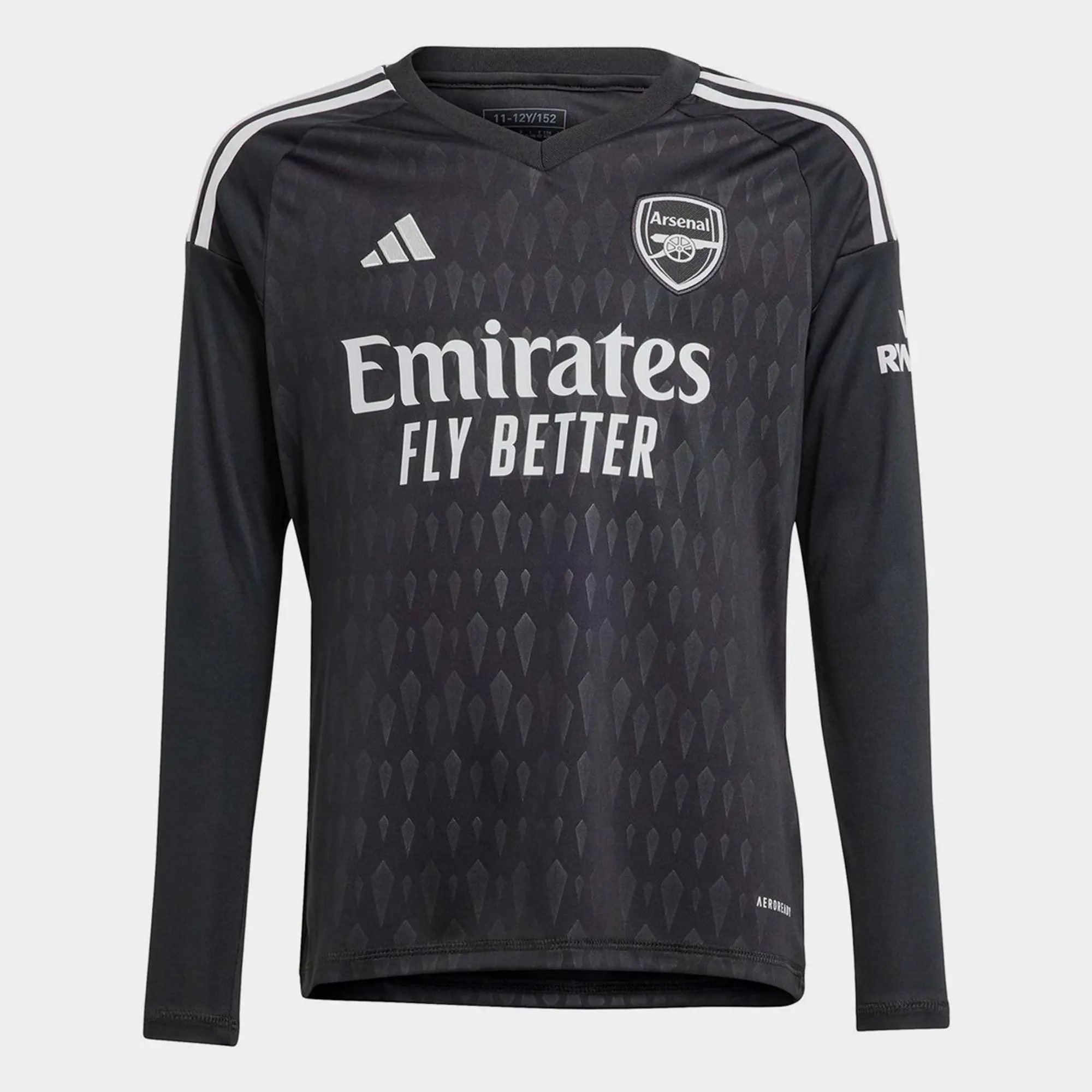 adidas Arsenal Kids LS Goalkeeper Home Shirt 2023/24