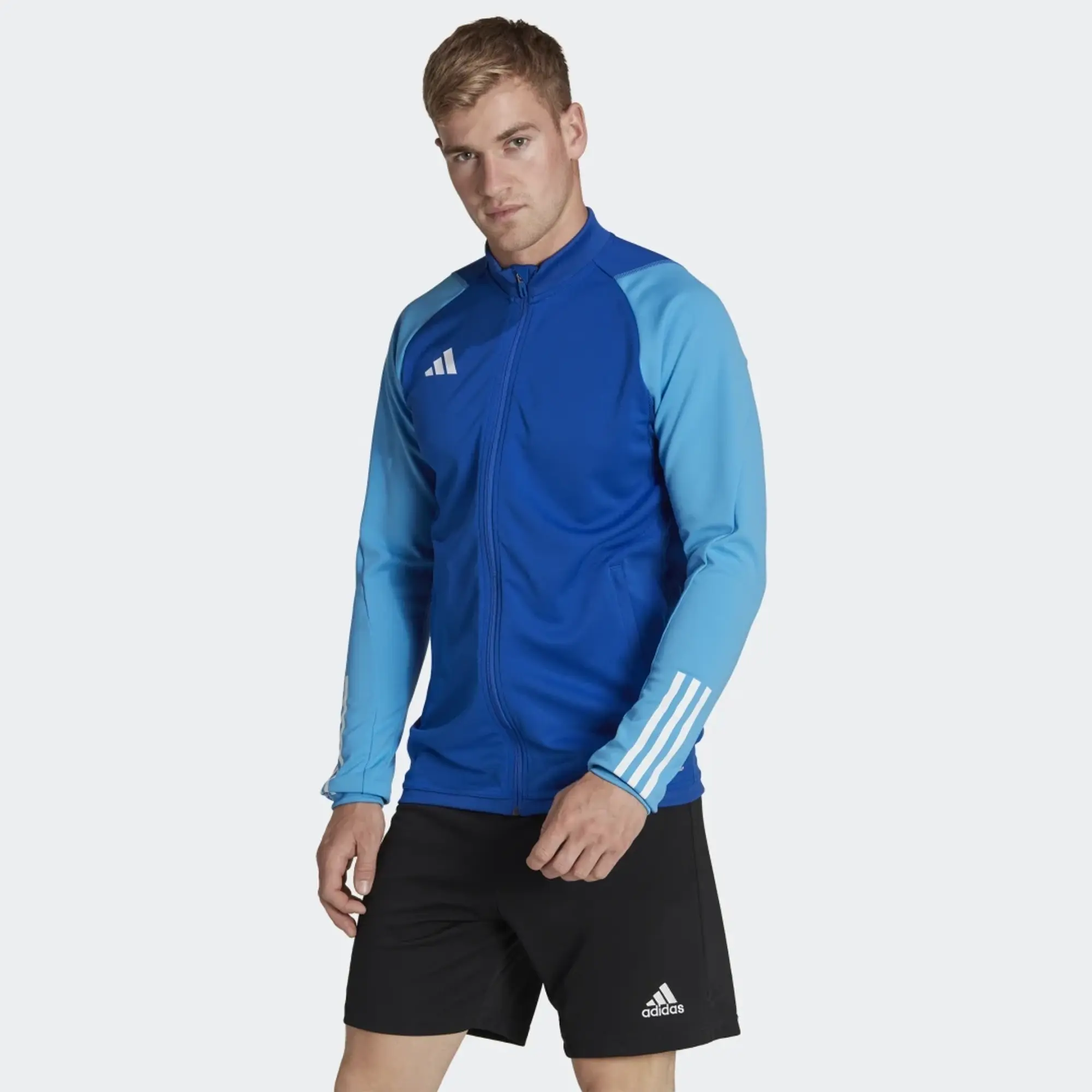 Adidas Tiro 23 Competition Training Half Zip Sweatshirt  - Blue