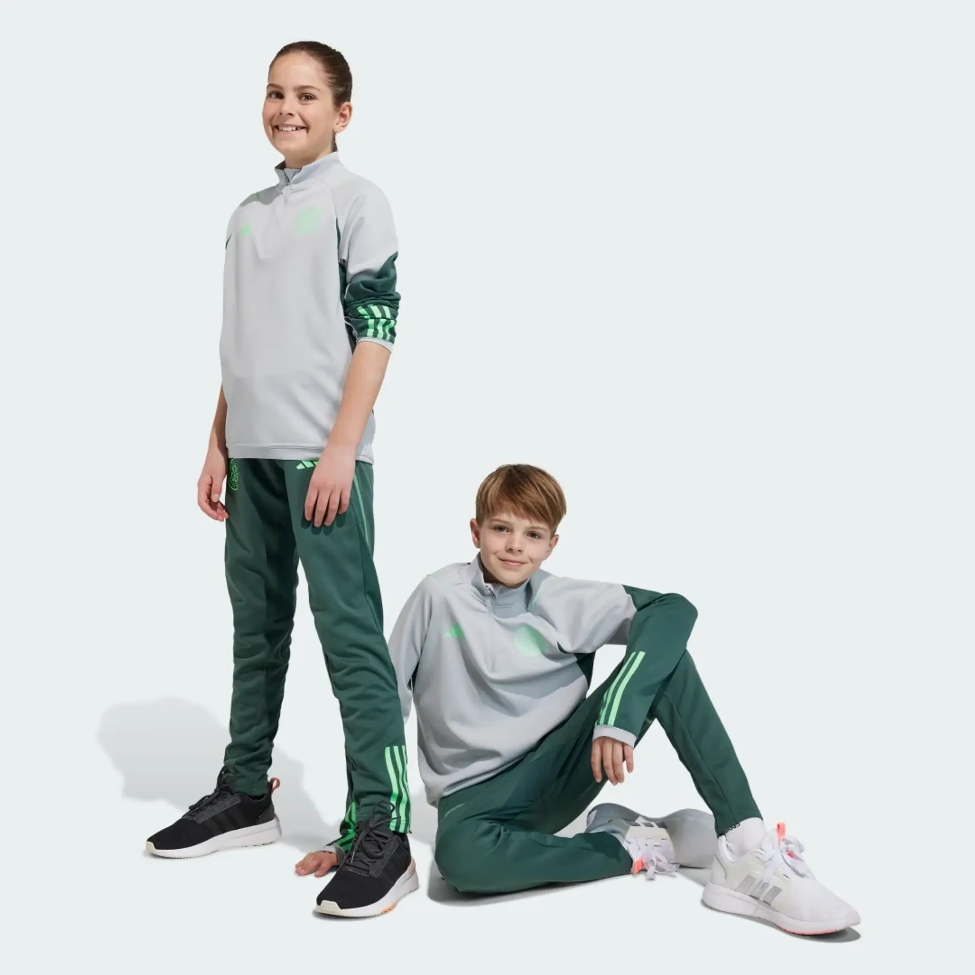 adidas Celtic FC Tiro 23 Training Tracksuit Bottoms Kids - Mineral Green
