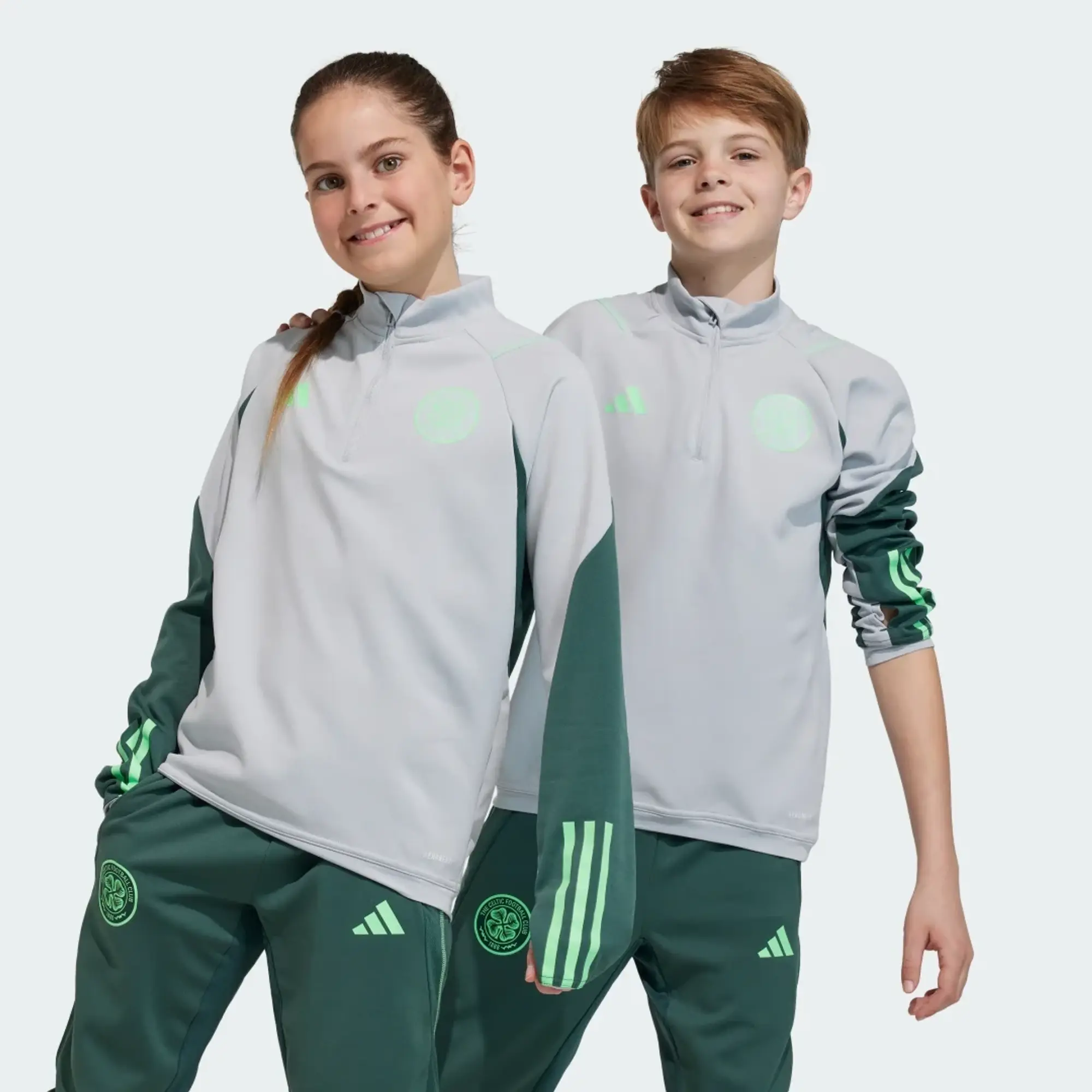adidas Celtic FC Tiro 23 Training Top Kids - Clear Onix