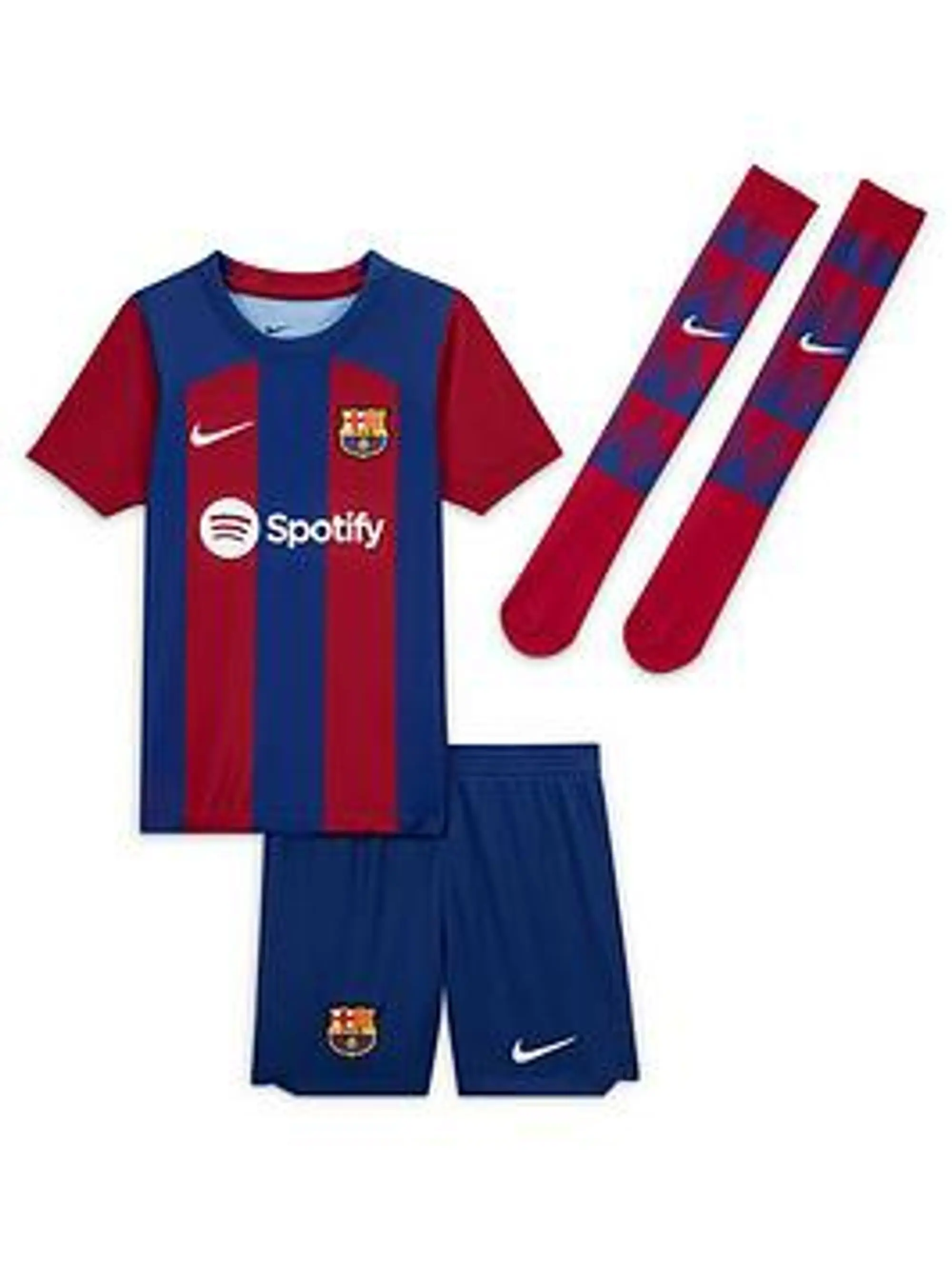 Nike Barcelona Baby SS Home Mini Kit 2023/24