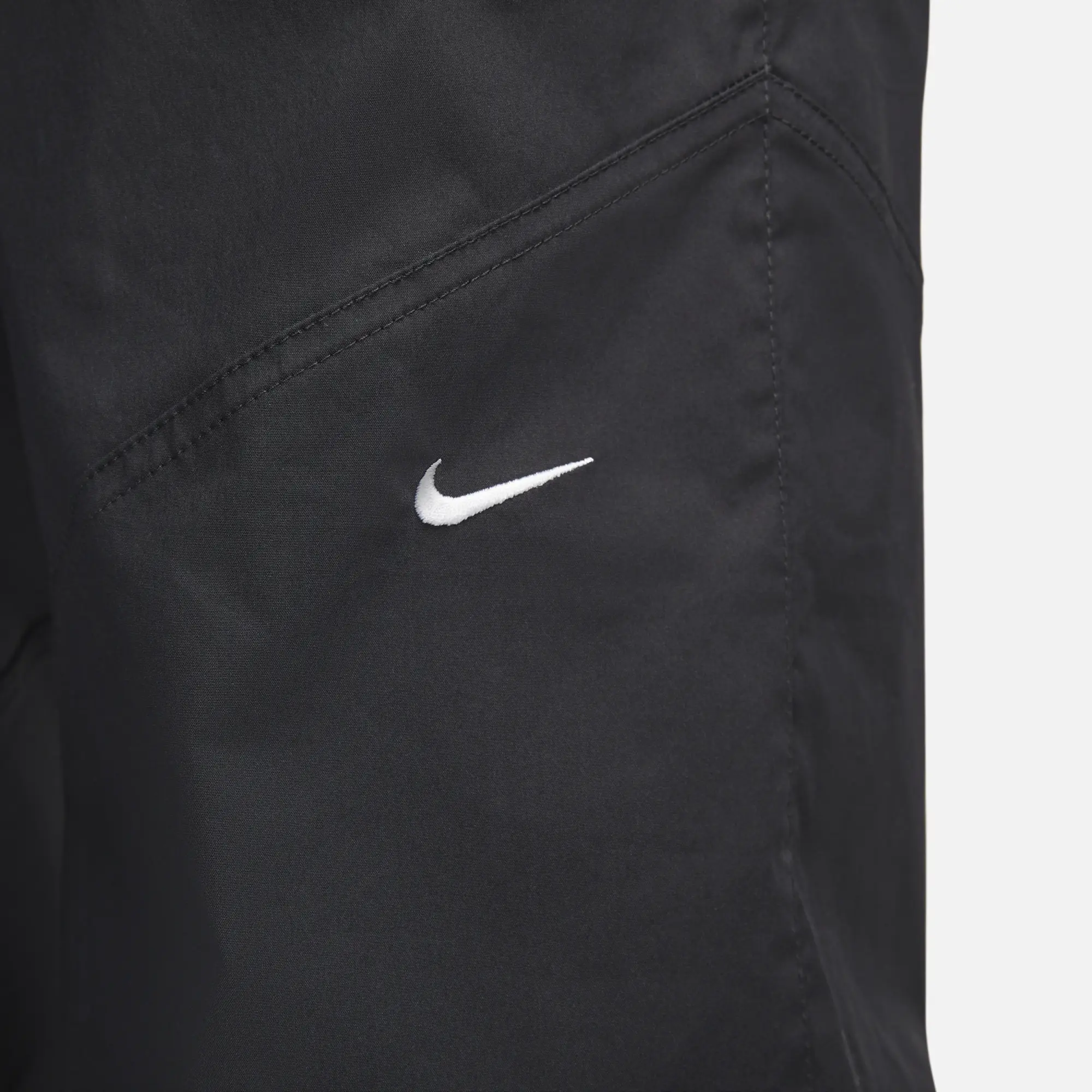 Nike Womens Essential Woven High-Rise Pant - Black / White | FB8284-010 ...