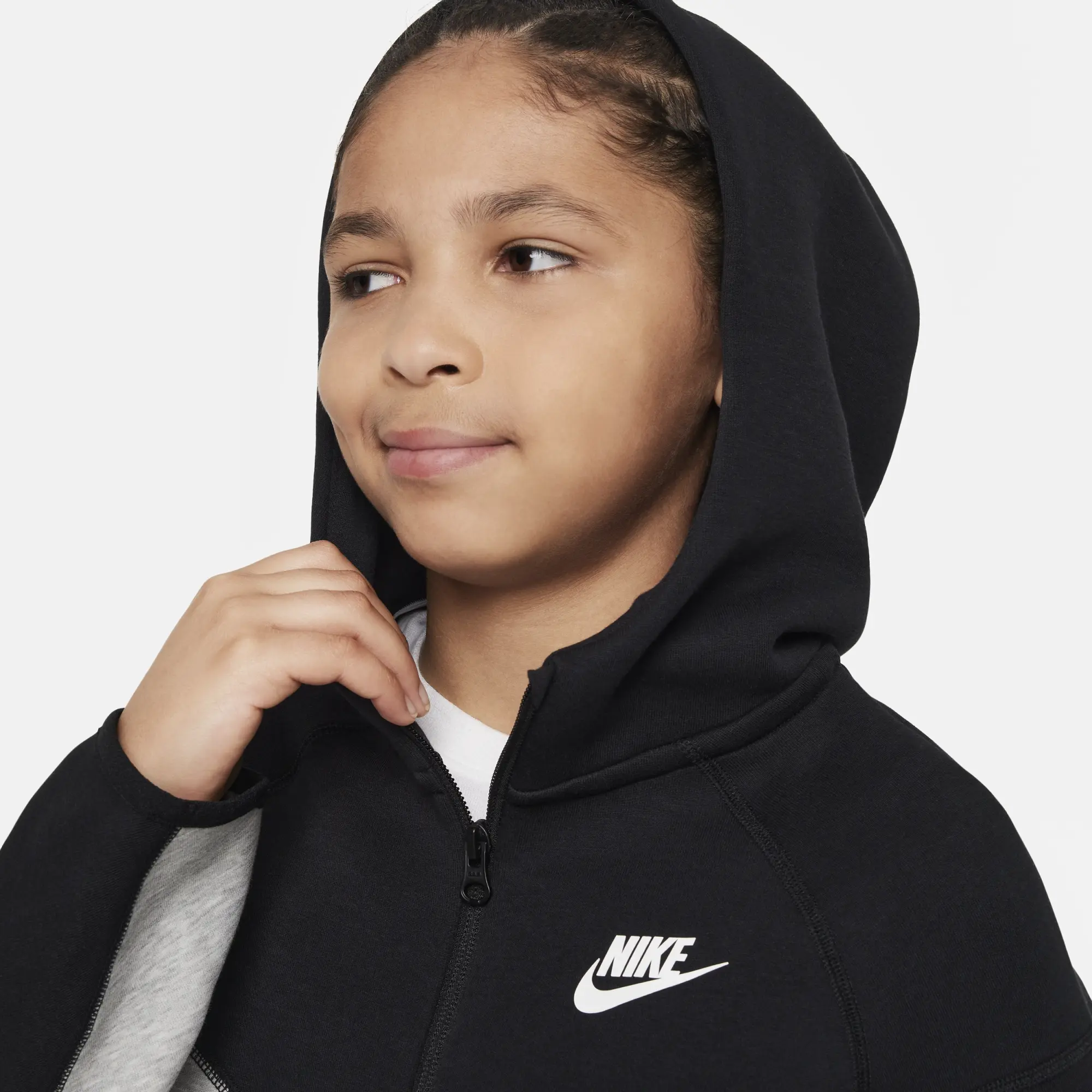 Nike Sportswear Older Kids Tech Fleece Full Zip Hoodie 8 15Y | FD3285 ...