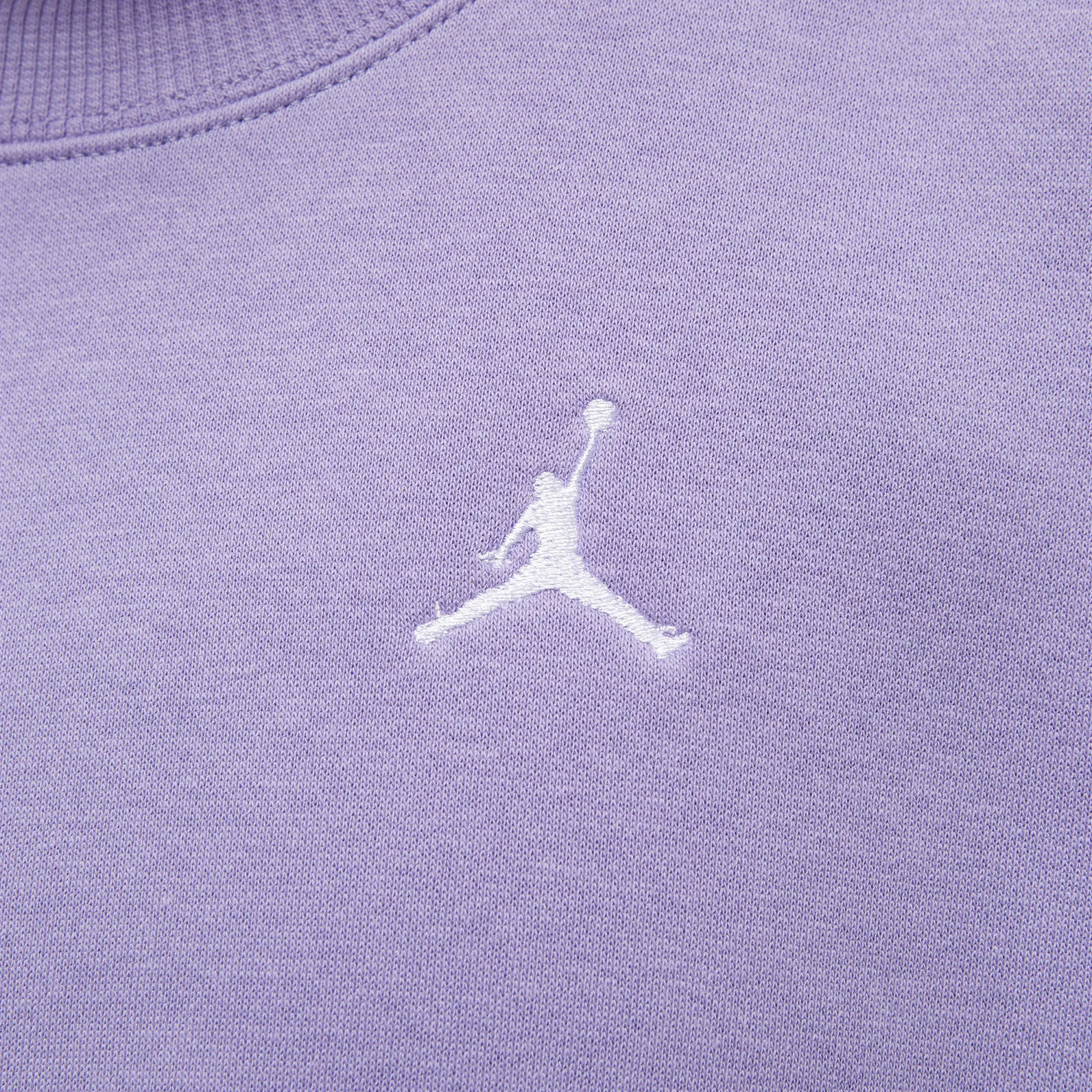 Nike Jordan Brooklyn Fleece Women's Crew-Neck Sweatshirt - Purple