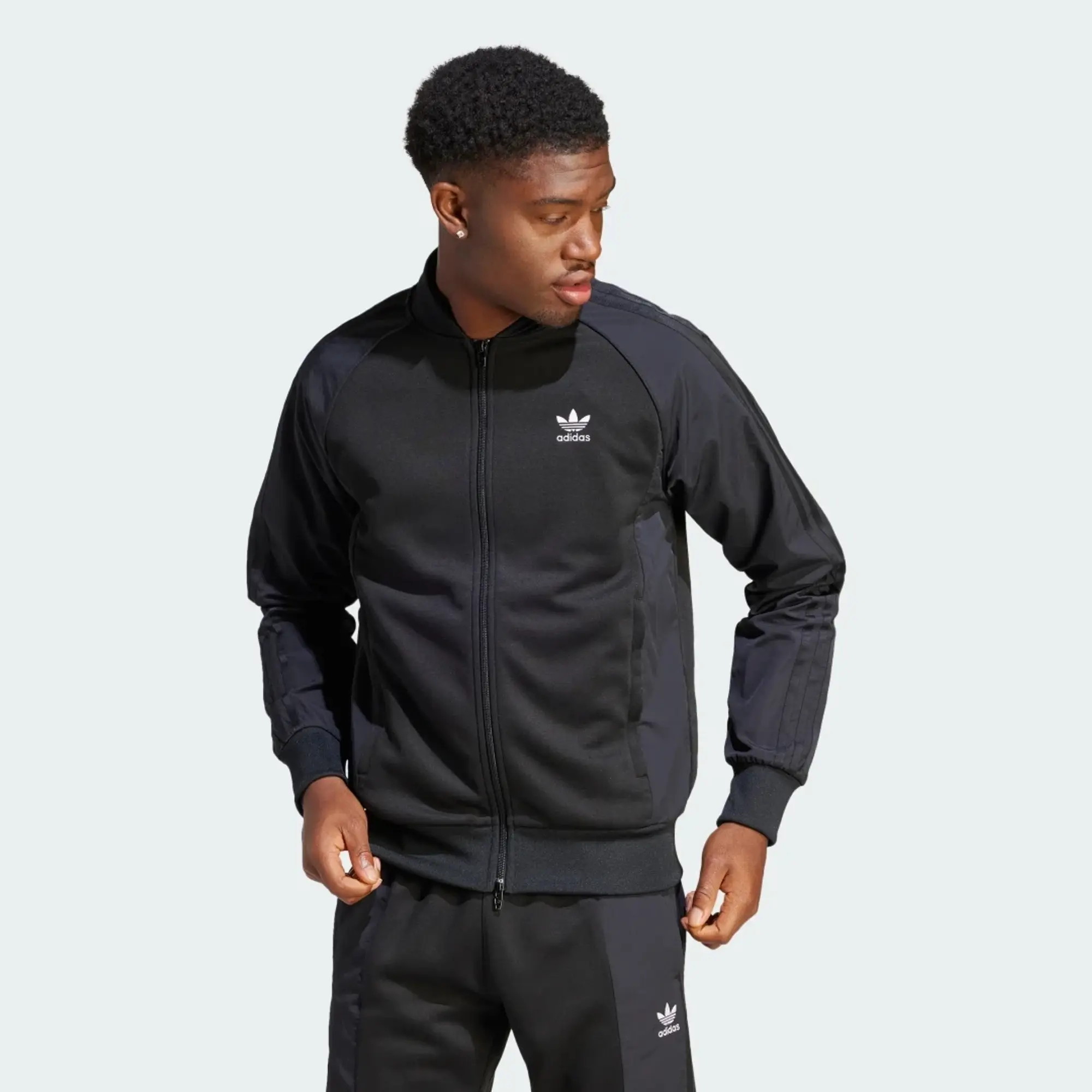 adidas Adicolor Re-Pro SST Material Mix Track Top - Black | II5777 ...