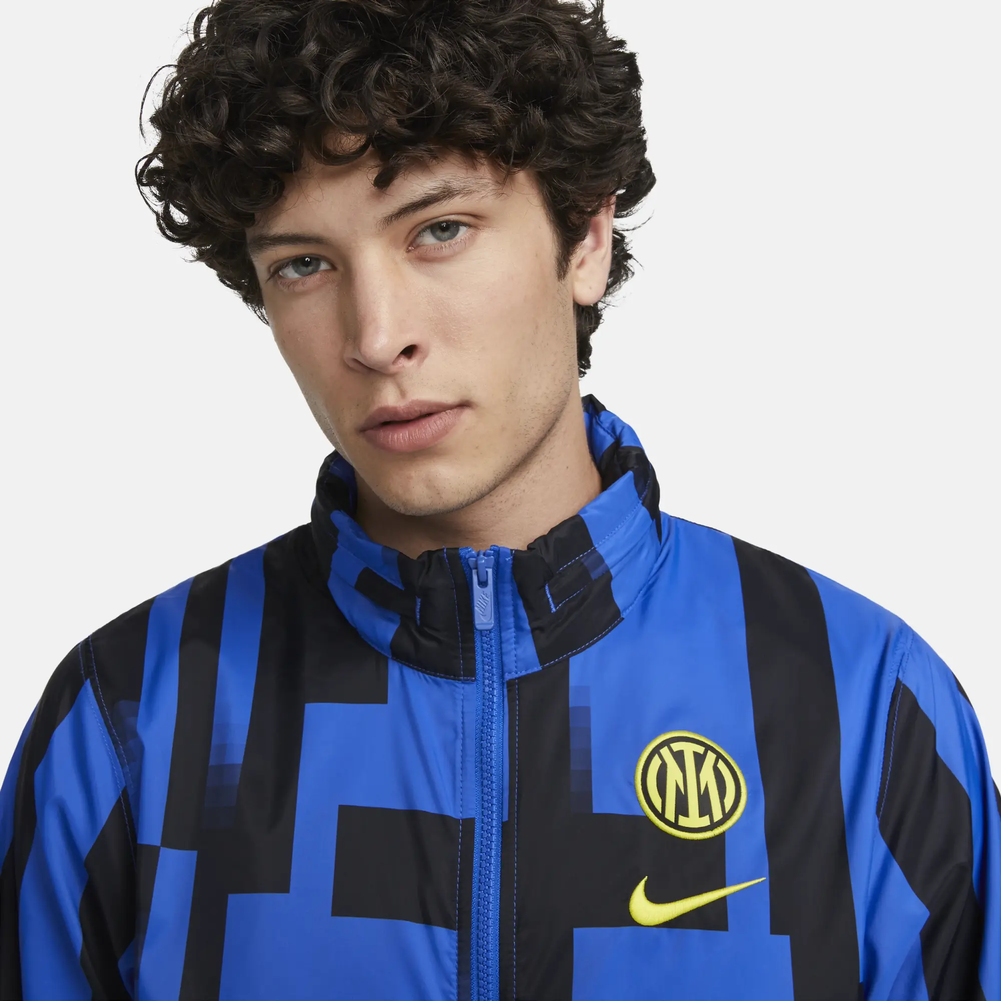 Nike Inter Milan Sport Essential Woven Track Top - Lyon Blue 2023-2024 ...